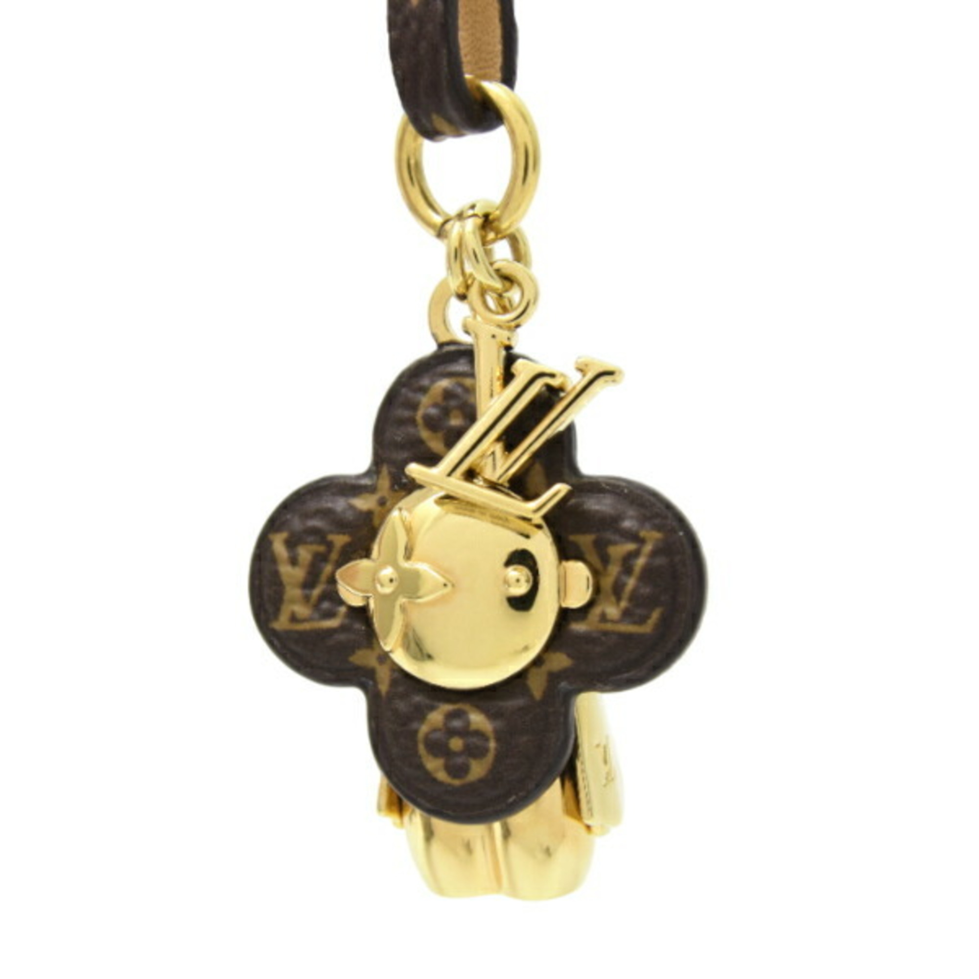 Louis Vuitton Bag Charm Mini Vivienne Keychain Monogram M02177