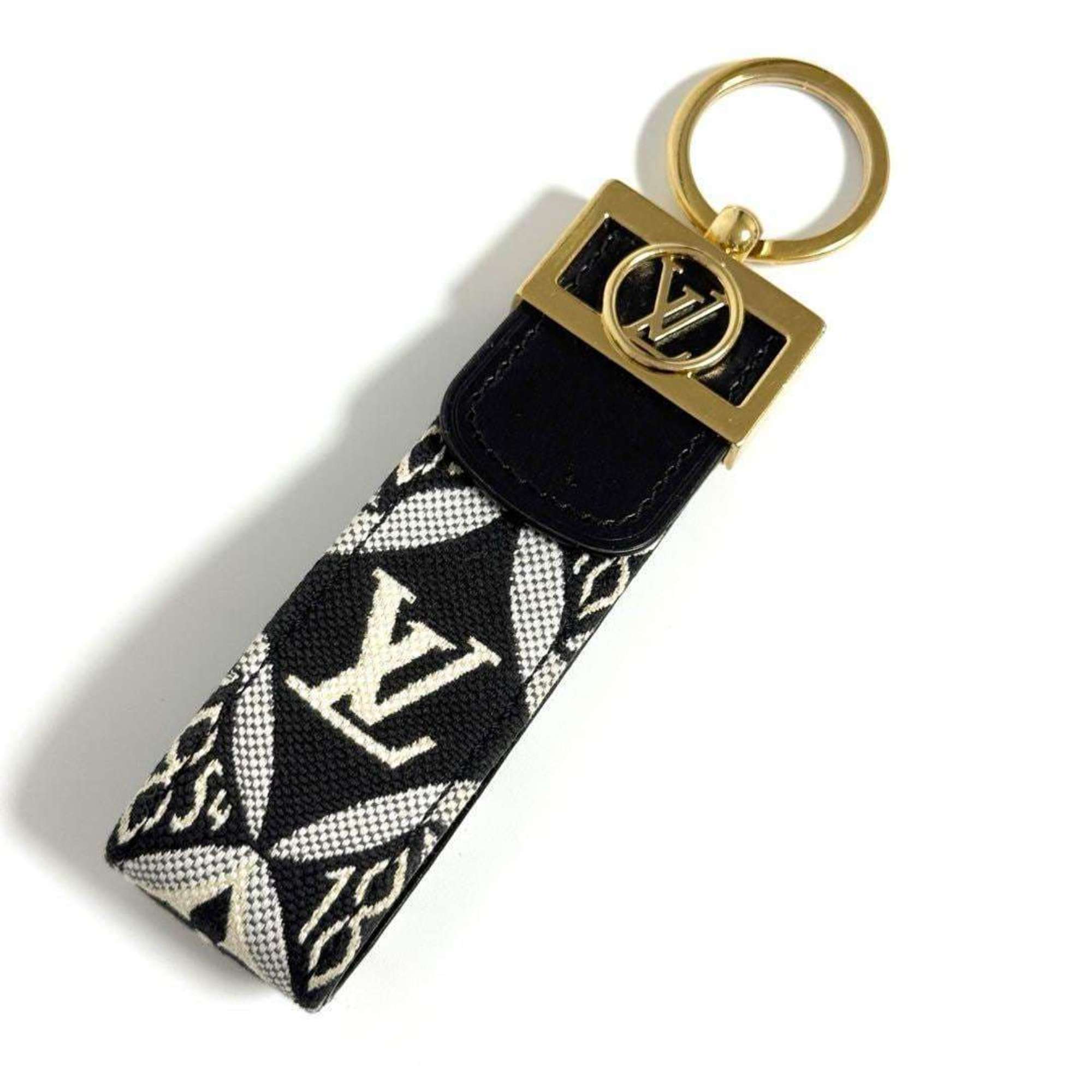 Louis Vuitton Key Holder Ring Portocle Dragonne 1854