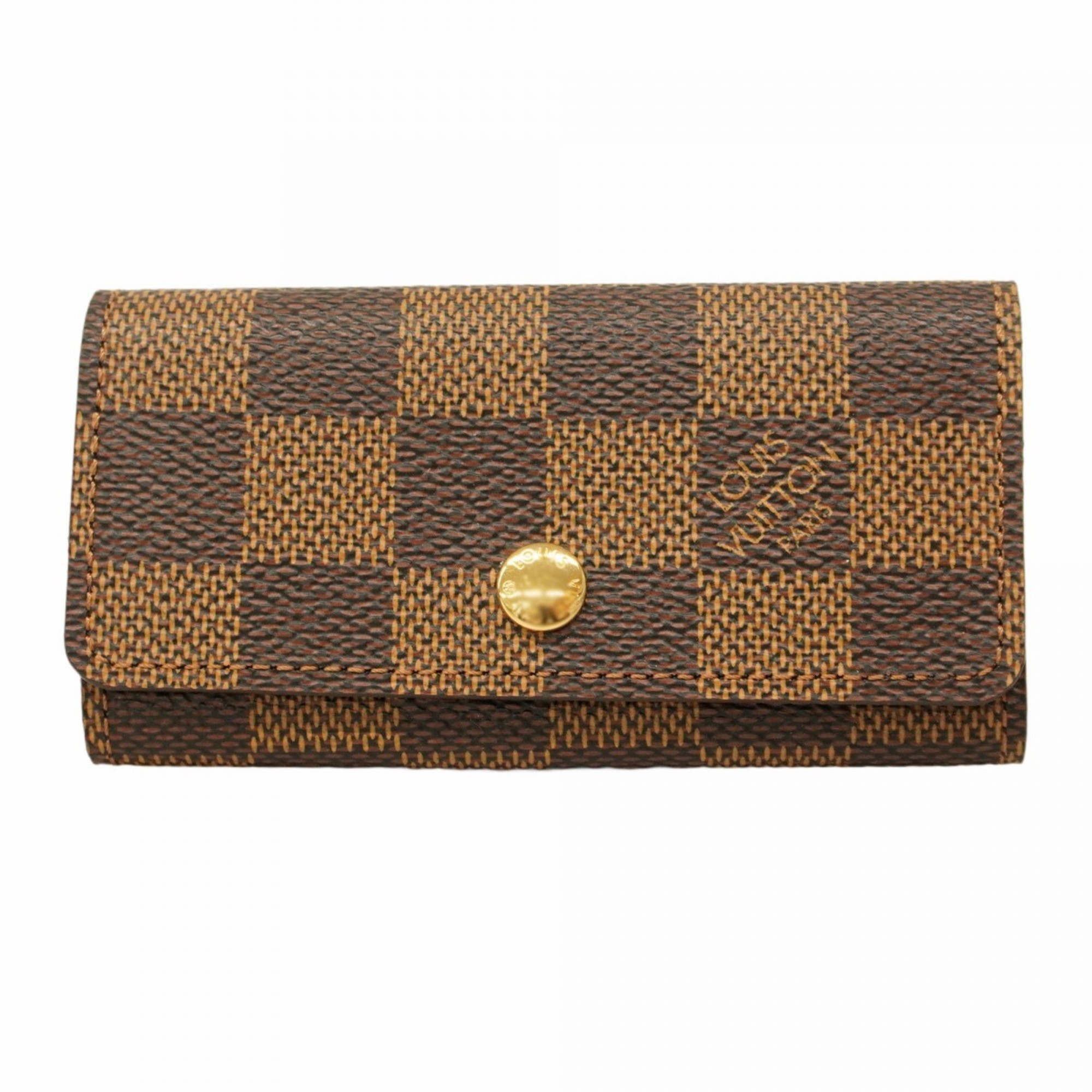 Louis Vuitton Damier Multicle 4 Ebene Key Case N62631 for Men and Women