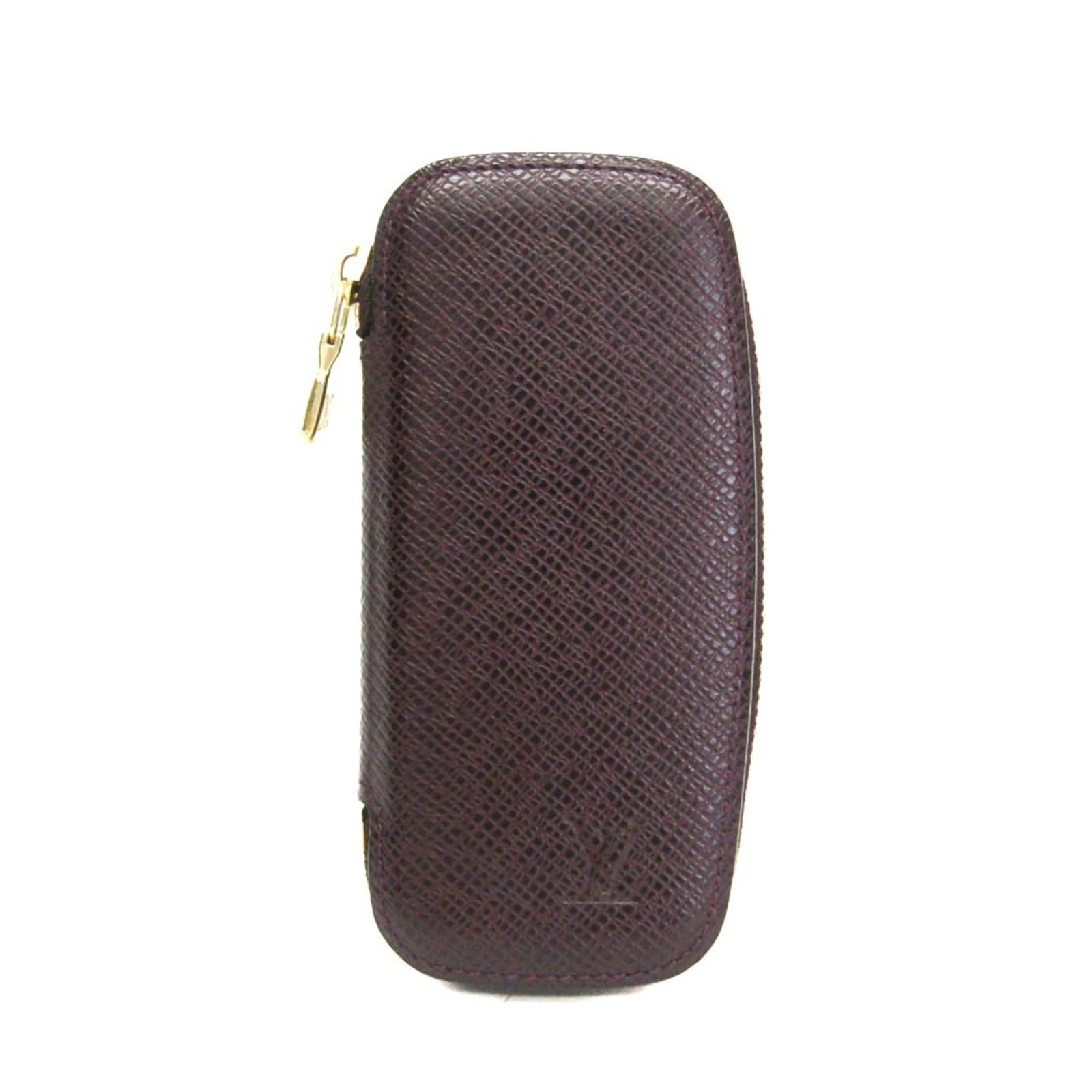 Louis Vuitton Taiga Key Pouch M30606 Men’s Taiga Leather Key Case Grizzly