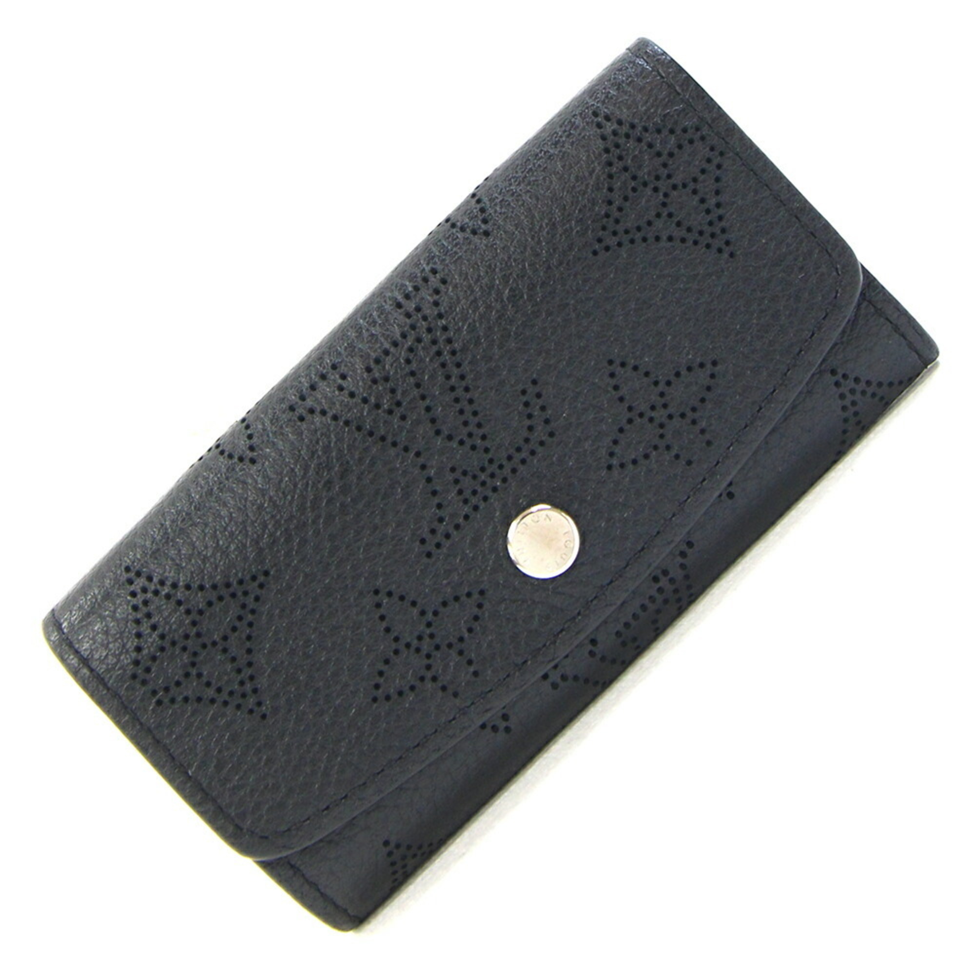 Louis Vuitton 4-Key Case Mahina Multicle 4 Noir Leather Black Women’s Men’s LOUIS VUITTON