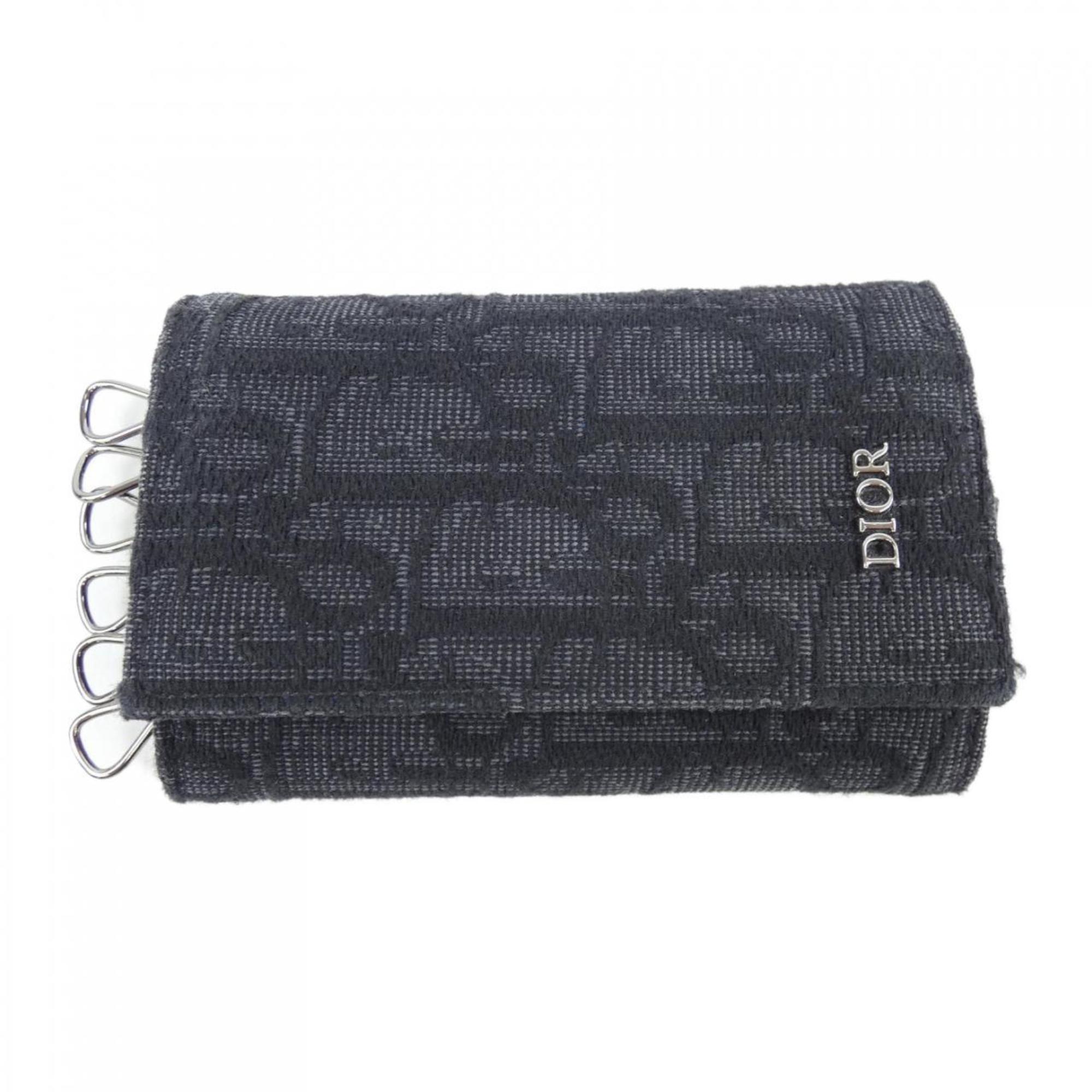 Christian Dior Dior Oblique Jacquard Key Case 2ESKH281YSE