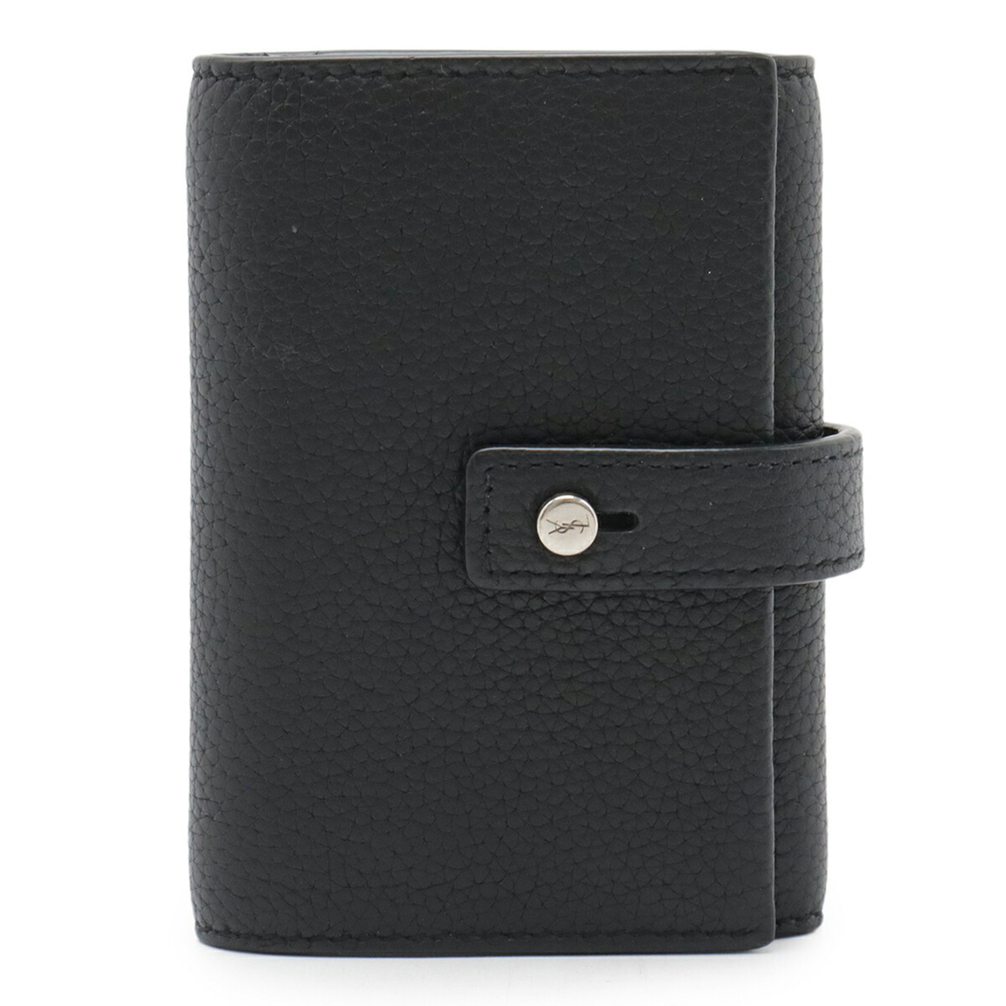 Yves Saint Laurent SAINT LAURENT PARIS YSL Sac de Jour 6-ring leather key case in black (505042)