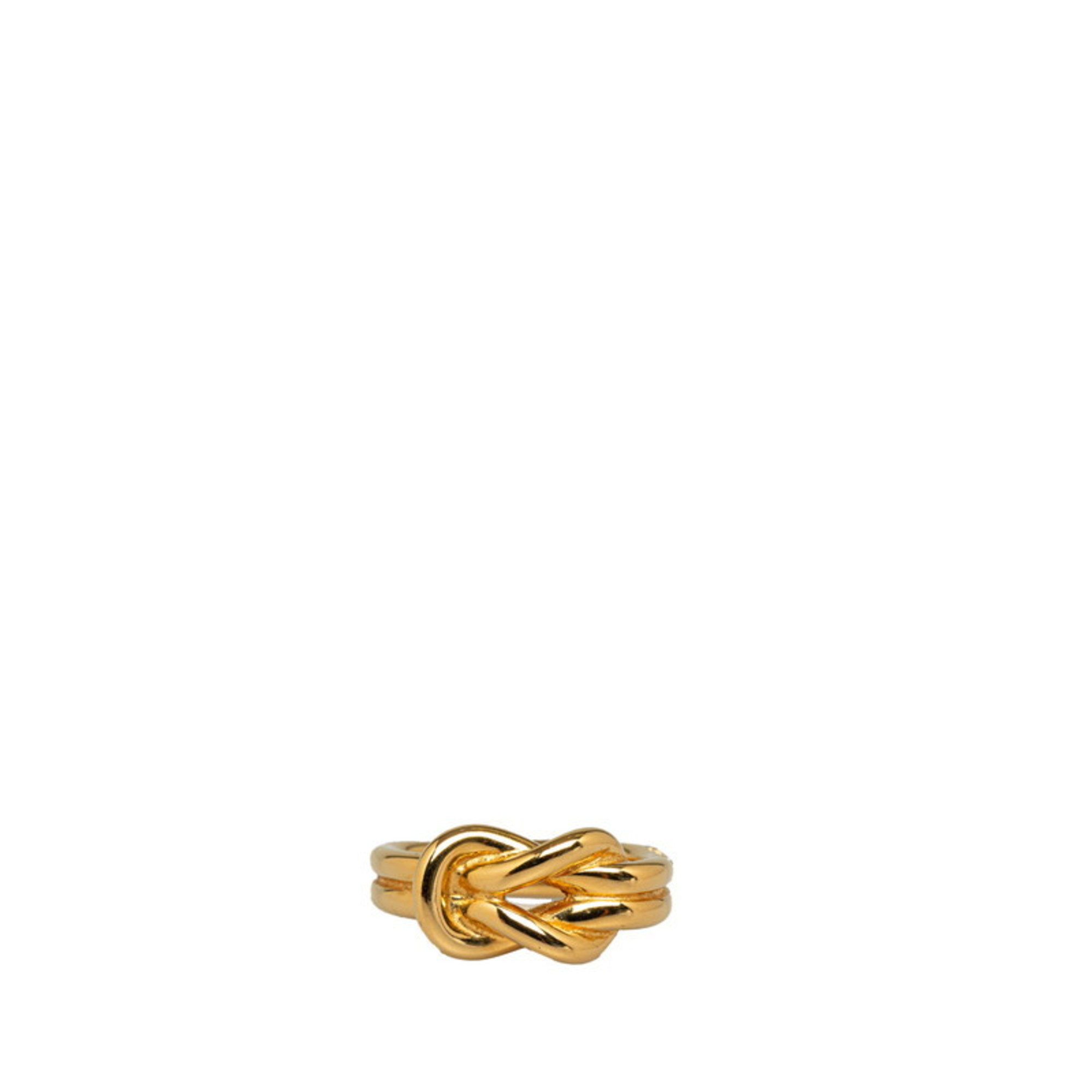 Hermes Atame Scarf Ring Gold Plated Women’s HERMES