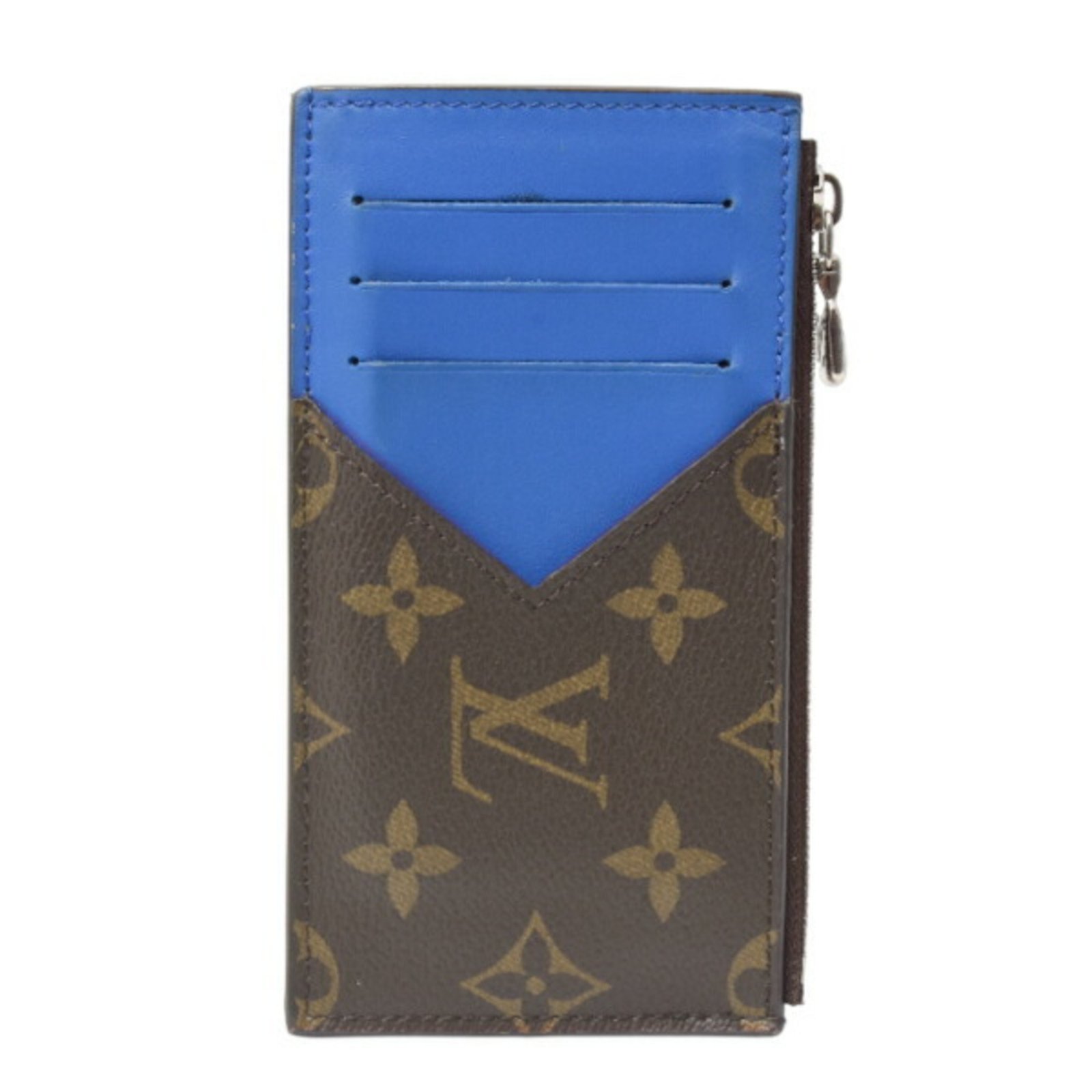 Louis Vuitton Men’s Wallet Coin Card Holder Color Mania Monogram Macassar Business Holder/Card Case Wallet/Coin Blue M82911