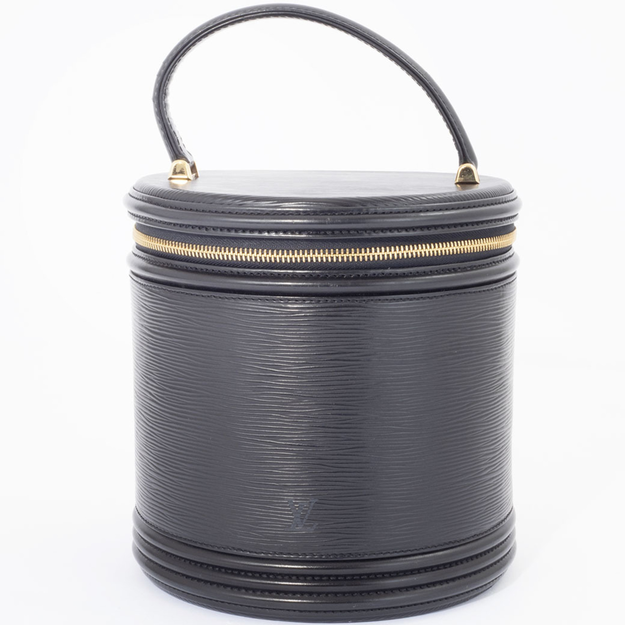 Louis Vuitton Cannes Epi Vanity Bag Handbag M48032 Leather Black Women’s LOUIS VUITTON