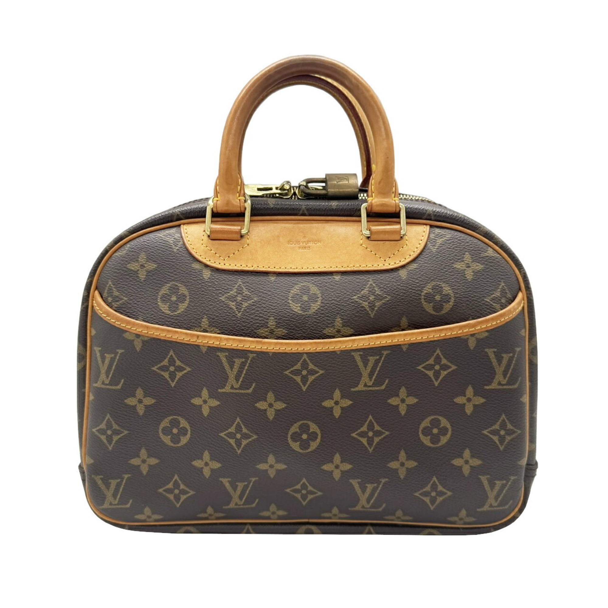 LOUIS VUITTON Trouville Monogram M42228 MI0054 Handbag Bowling Vanity for Men and Women