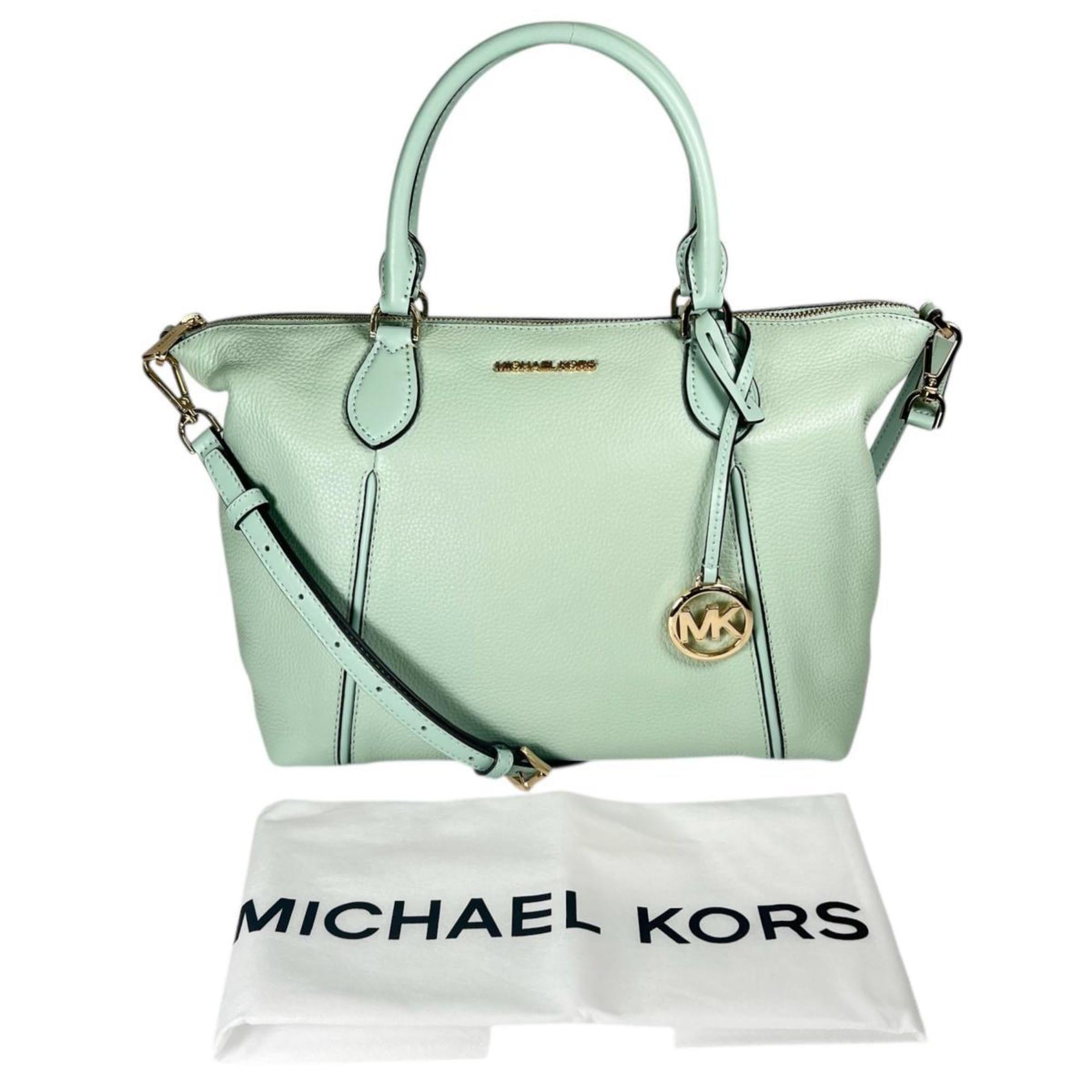 Michael Kors 2-Way Handbag/Satchel/Shoulder Bag 35S0GYZS3L Light Green