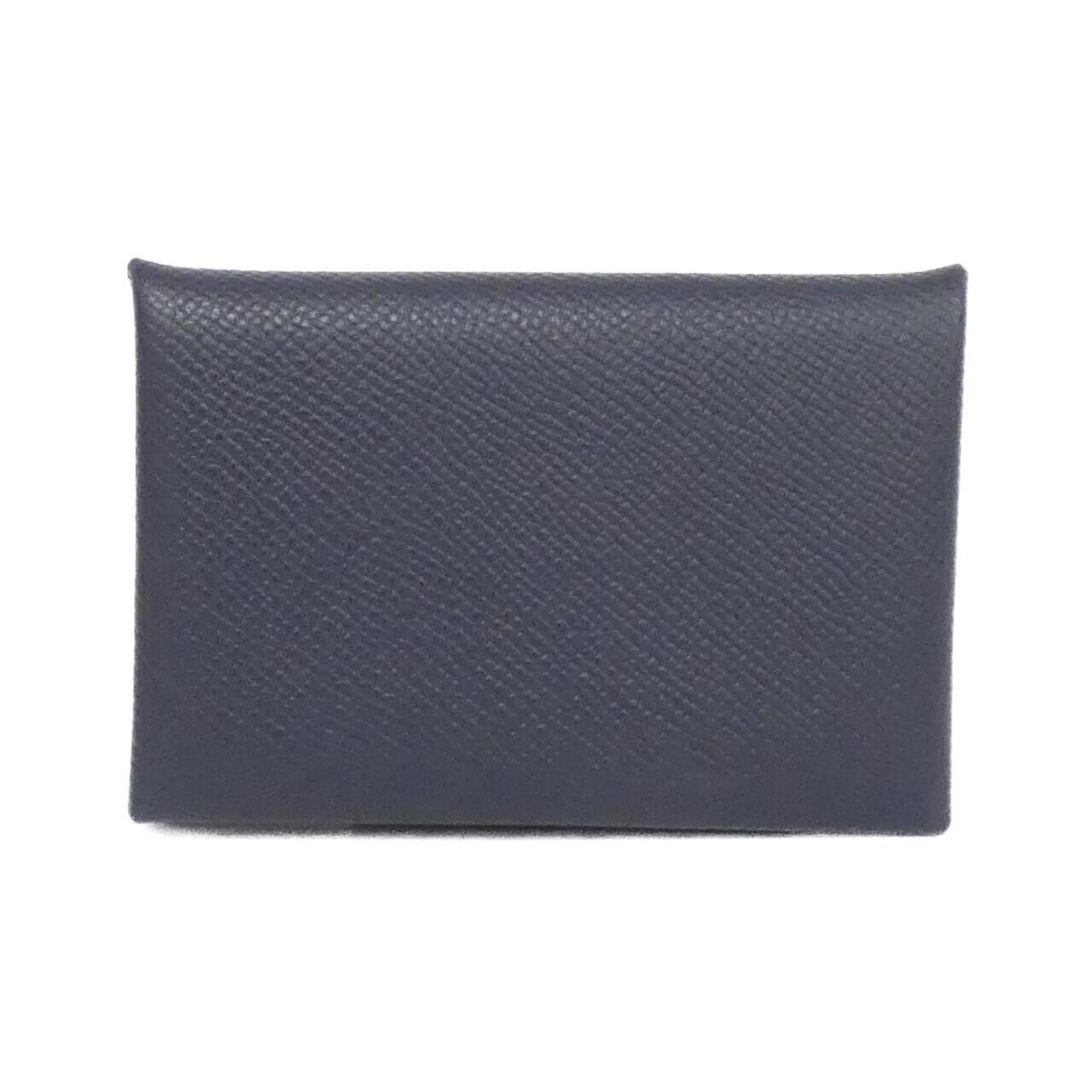 Hermes HermÃ¨s Calvi 044164CK Business Card Case