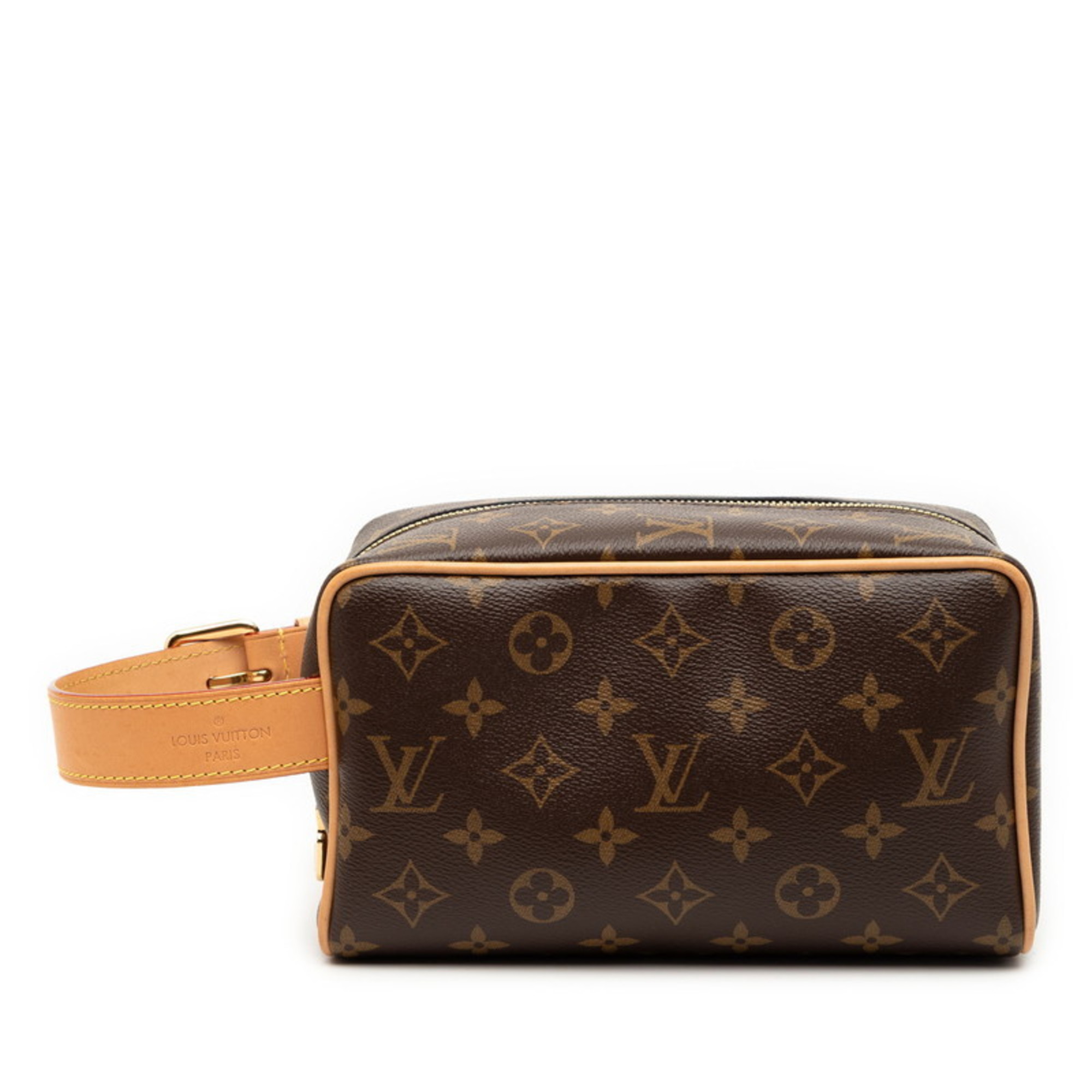 Louis Vuitton Monogram Locker Top Kit Second Bag/Handbag M83112 Brown Leather Women’s LOUIS VUITTON