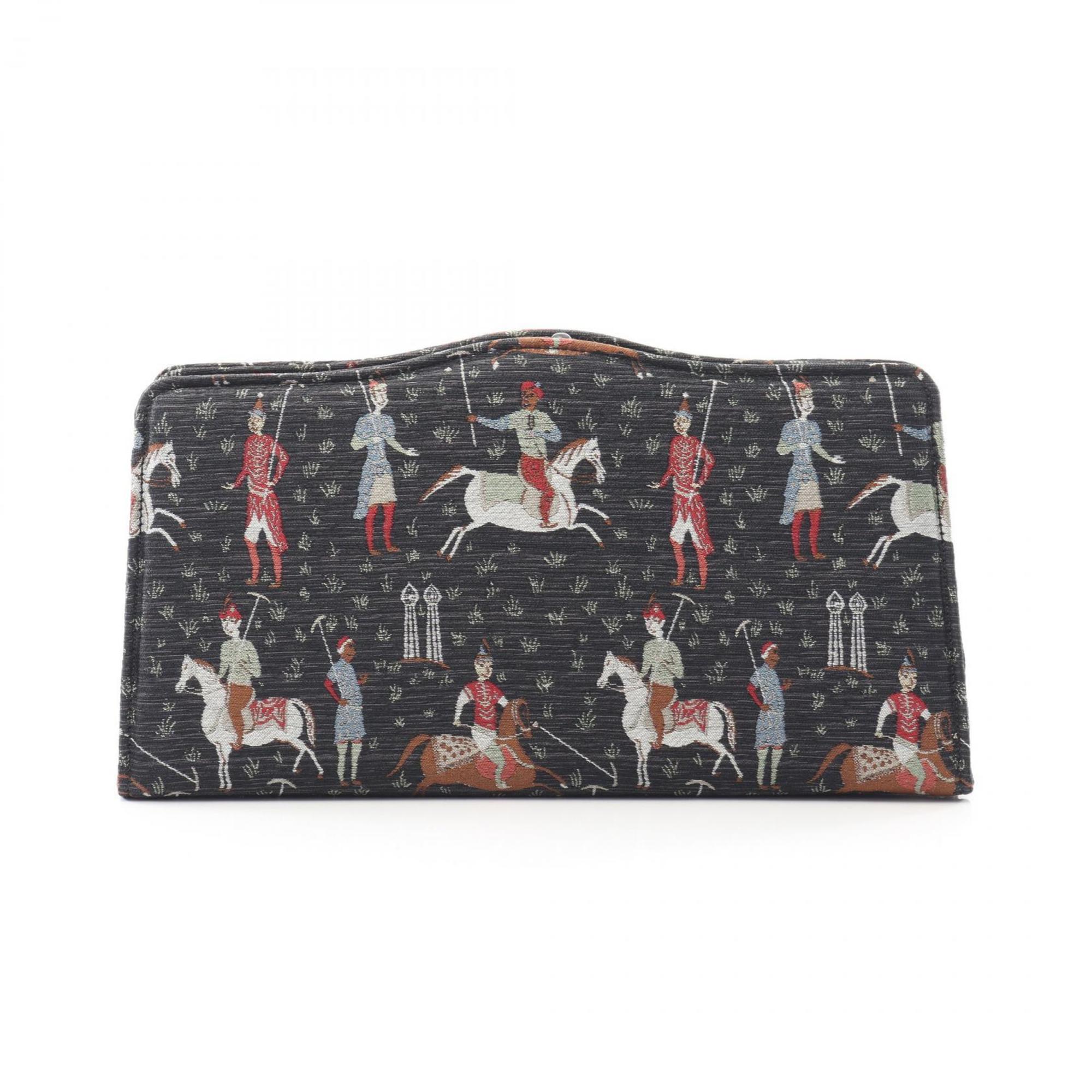 Gucci GUCCI second bag, clutch canvas women’s, black, multicolor