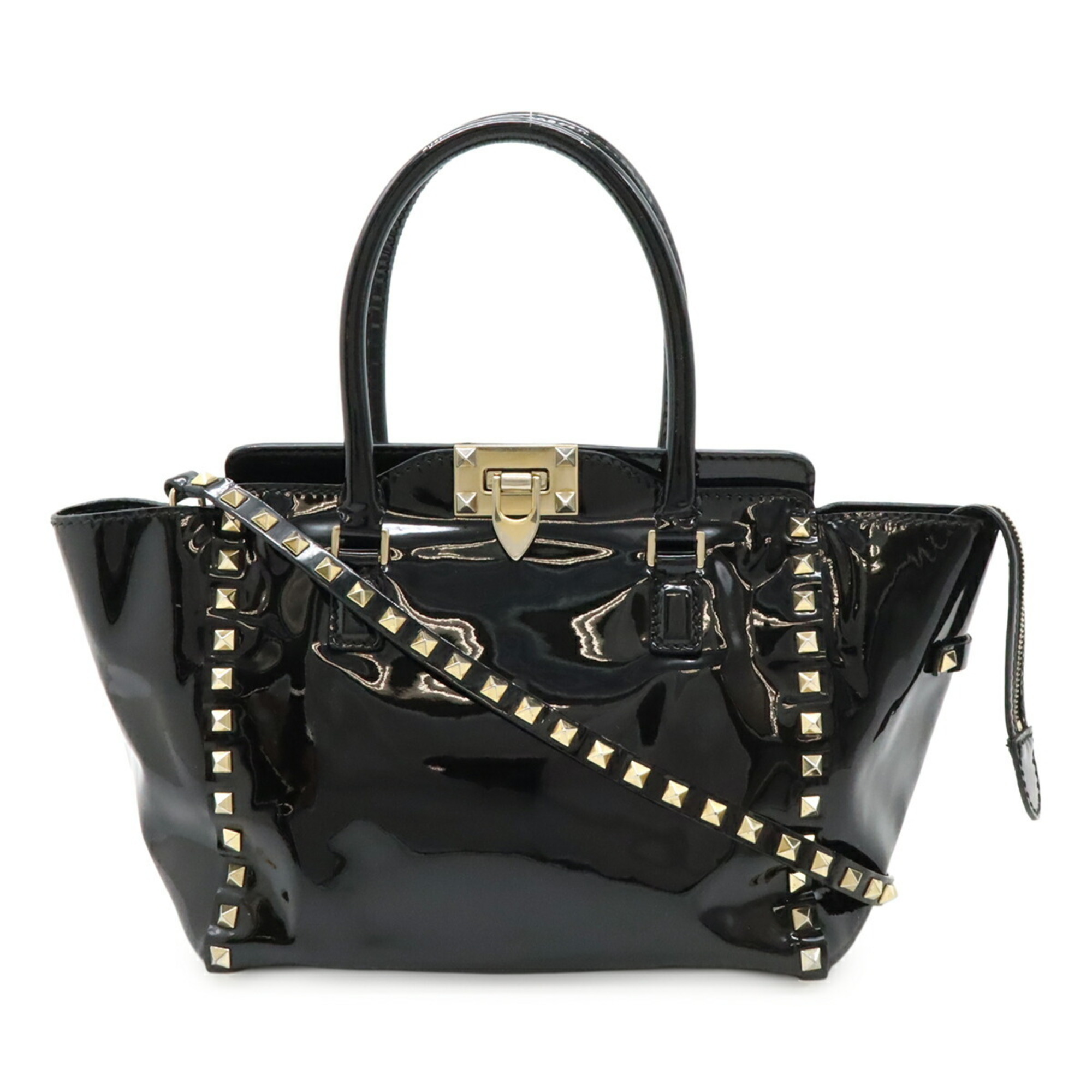 VALENTINO GARAVANI Valentino Rockstud handbag shoulder bag in black