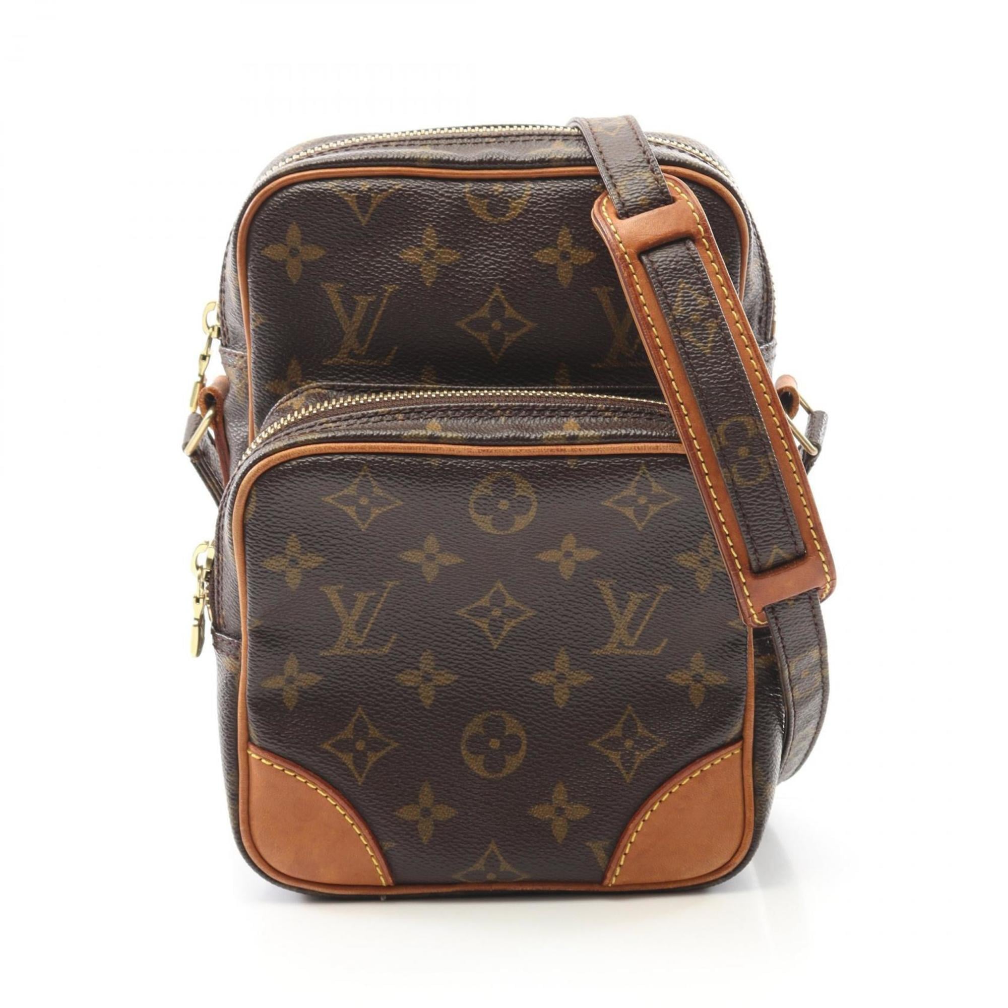 Louis Vuitton LOUIS VUITTON Amazon Monogram Shoulder Bag Coated Canvas Leather Women’s Brown M45236