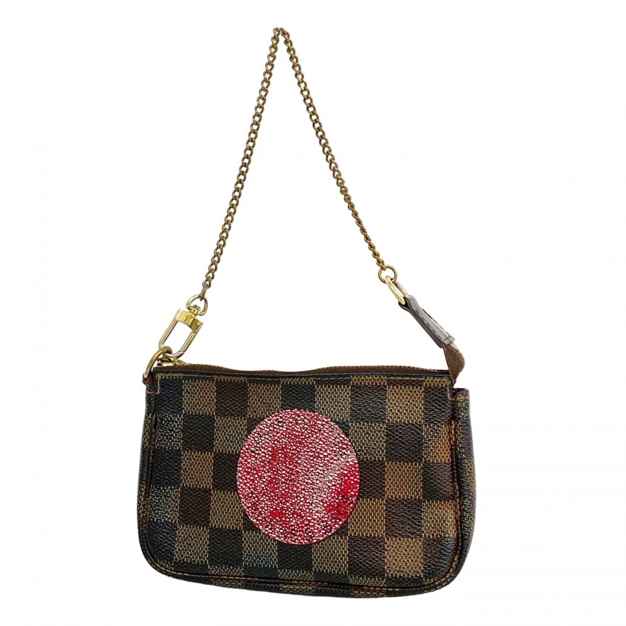 Louis Vuitton Bag/Pouch Damier T&B Mini Pochette Accessoires N58011 Ebene Women’s