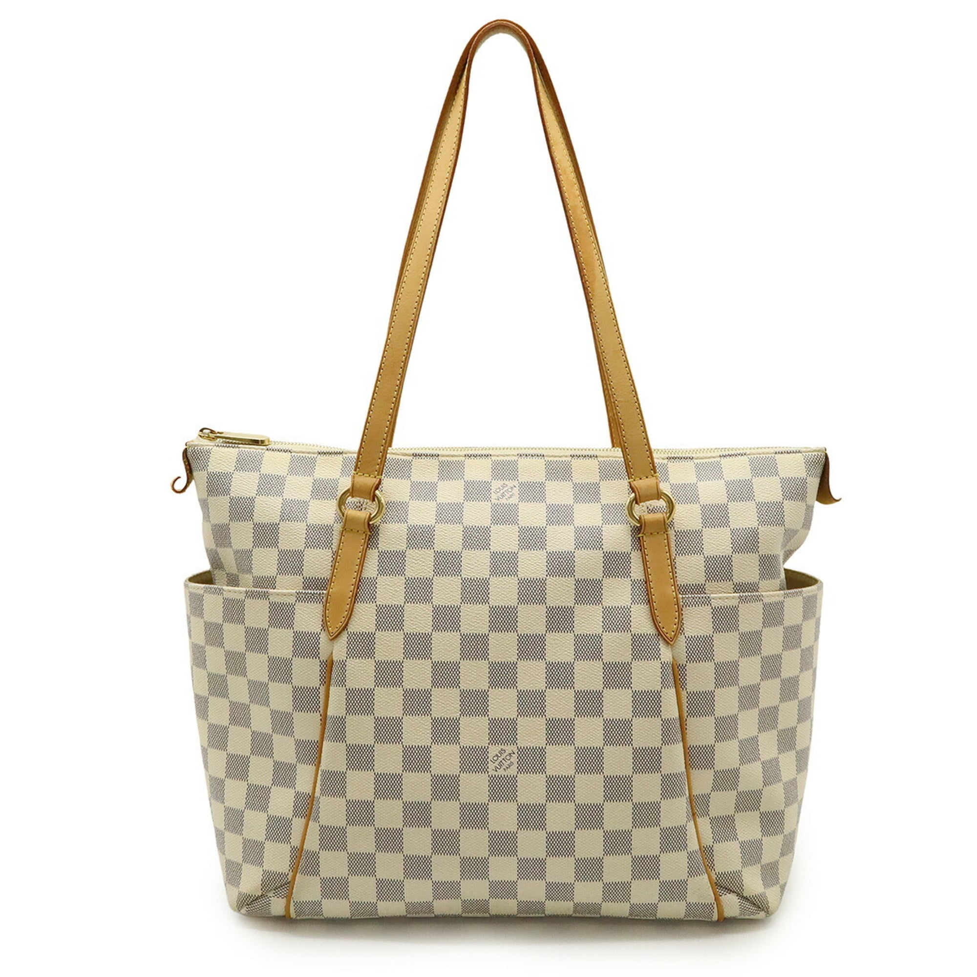 LOUIS VUITTON Damier Azur Totally MM Tote Bag Shoulder N51262