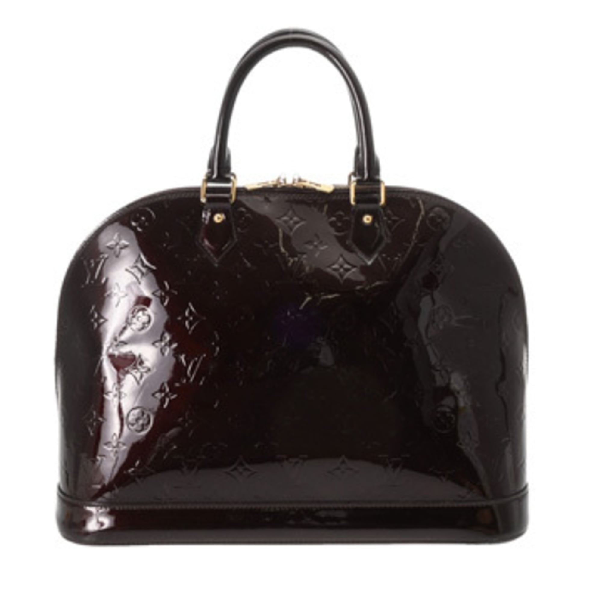 LOUIS VUITTON Monogram Vernis Alma GM Amaranth M93595 Women’s Handbag, Condition: B, Pre-owned, Ginzo