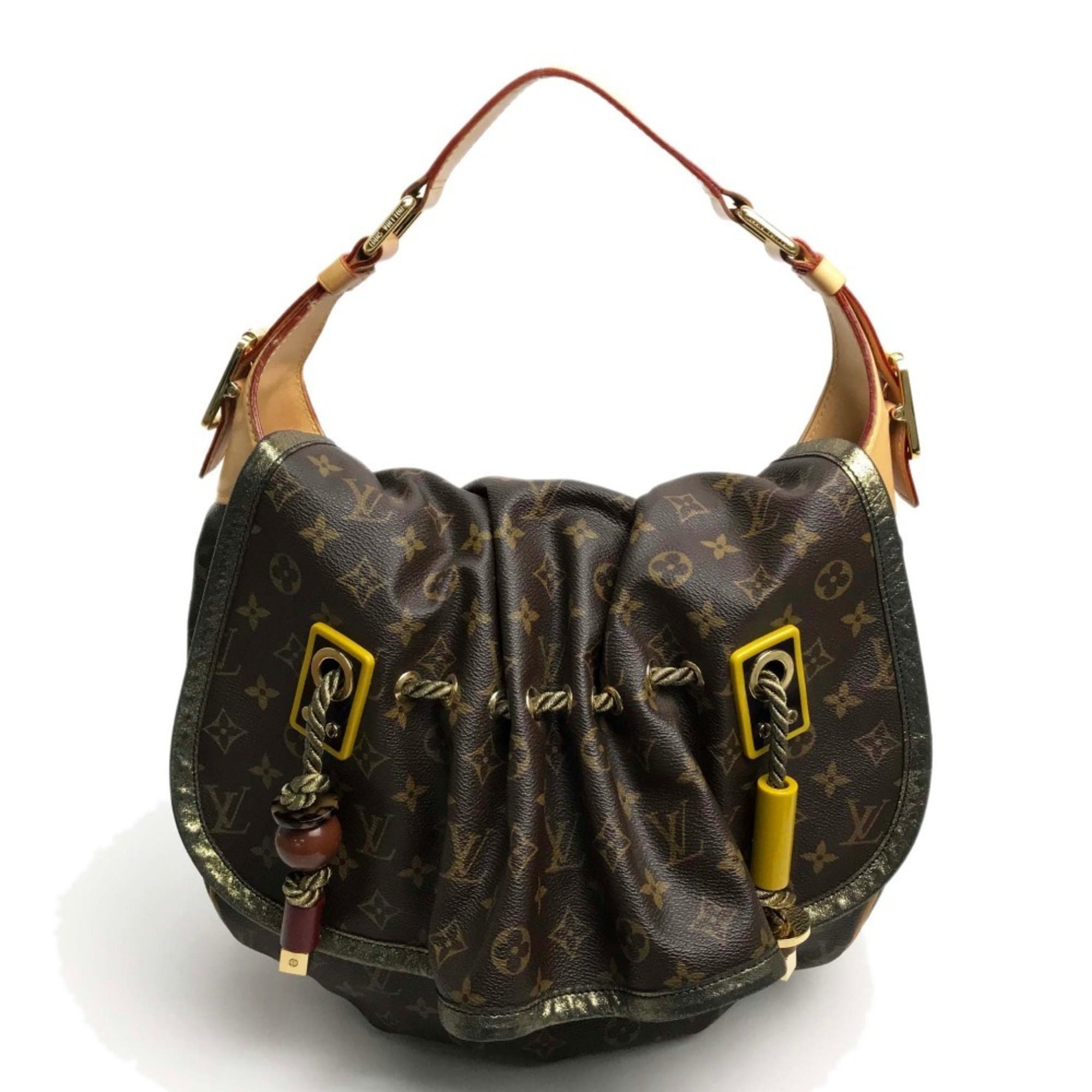 LOUIS VUITTON M97015 Monogram Kalahari GM Handbag, One-Shoulder Shoulder Bag, Canvas, Women’s, Brown