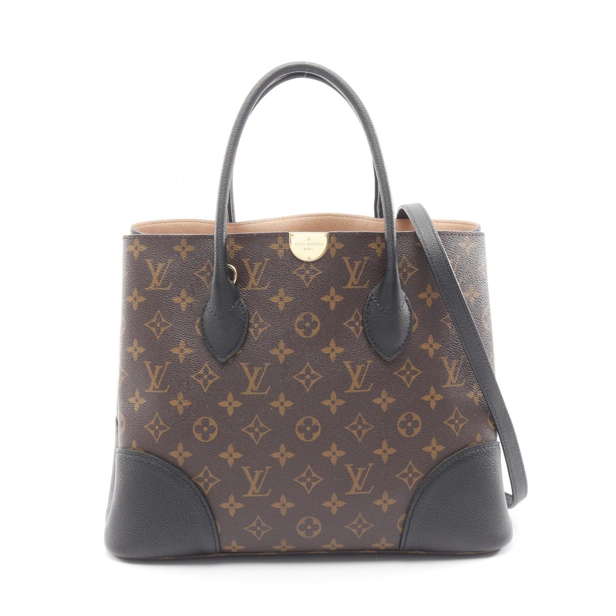 Louis Vuitton Flandrin Tote Bag, Coated Canvas and Leather, Monogram, Women’s, Brown Black, M41595