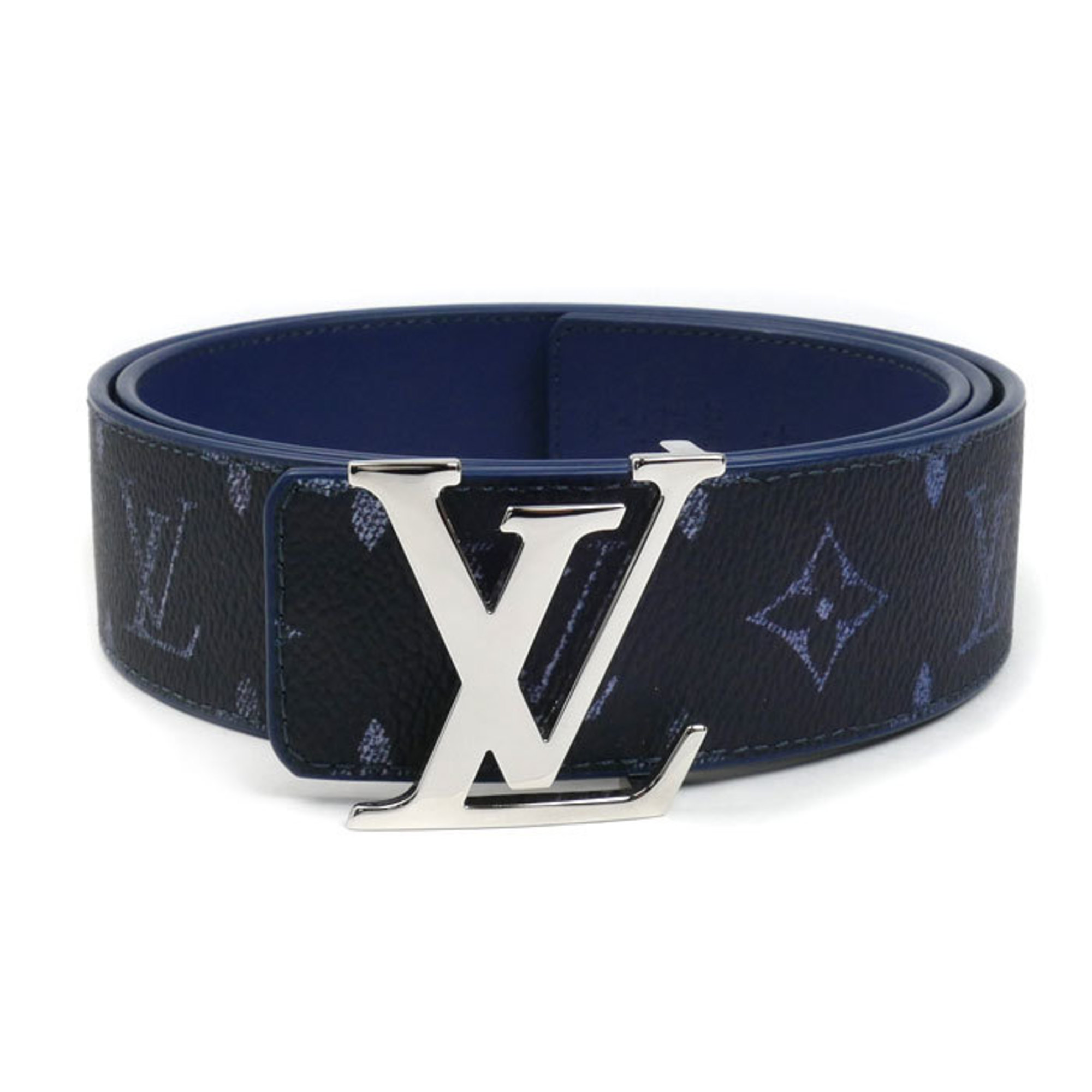 LOUIS VUITTON LV Initial 40mm Reversible Belt Monogram Gradient Navy M8707T Men’s