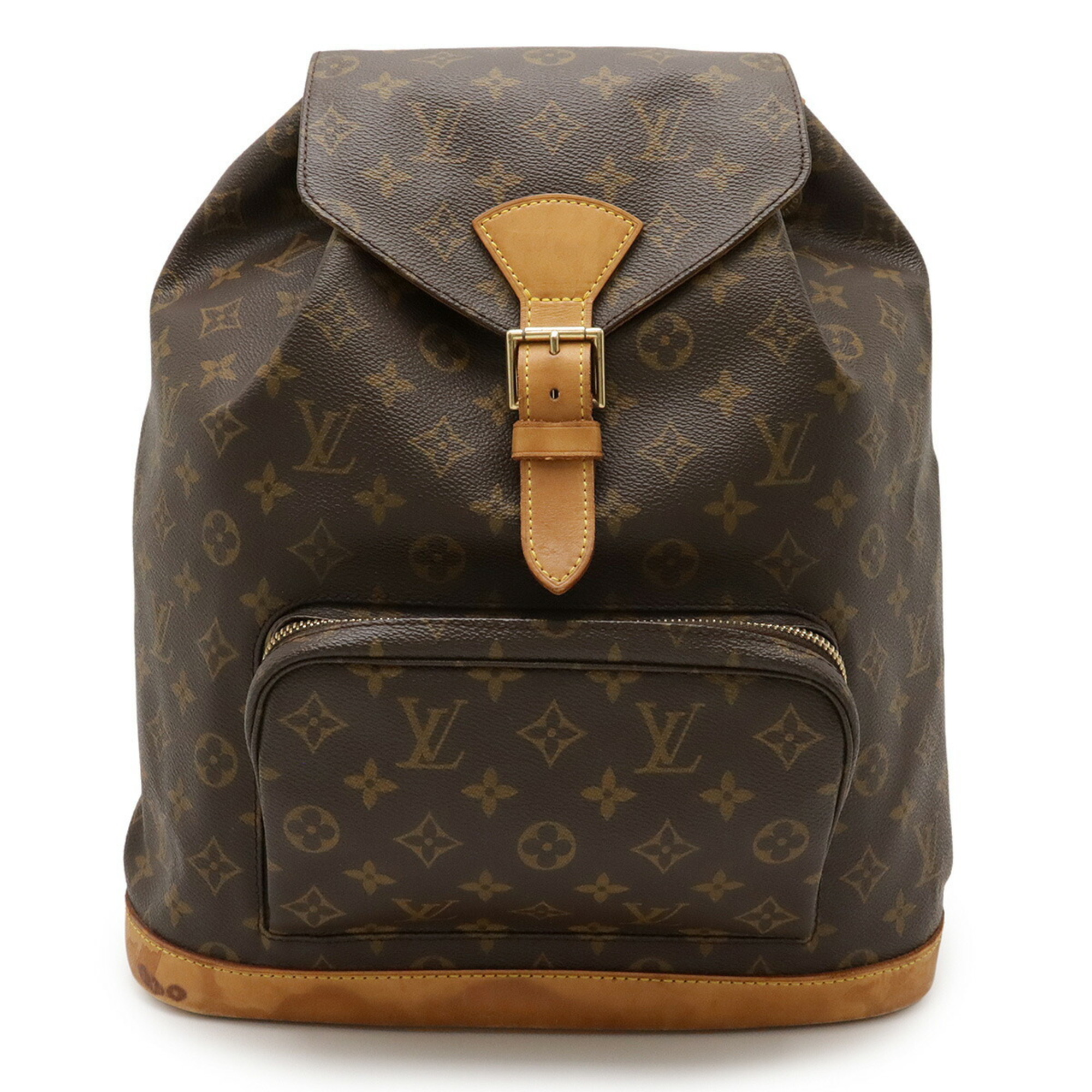 LOUIS VUITTON Monogram Montsouris GM Backpack Shoulder Bag M51135