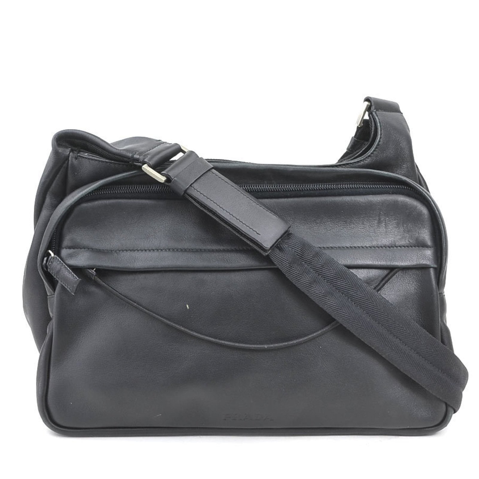 Prada PRADA Shoulder Bag Nylon Black Men’s Women’s h31340k