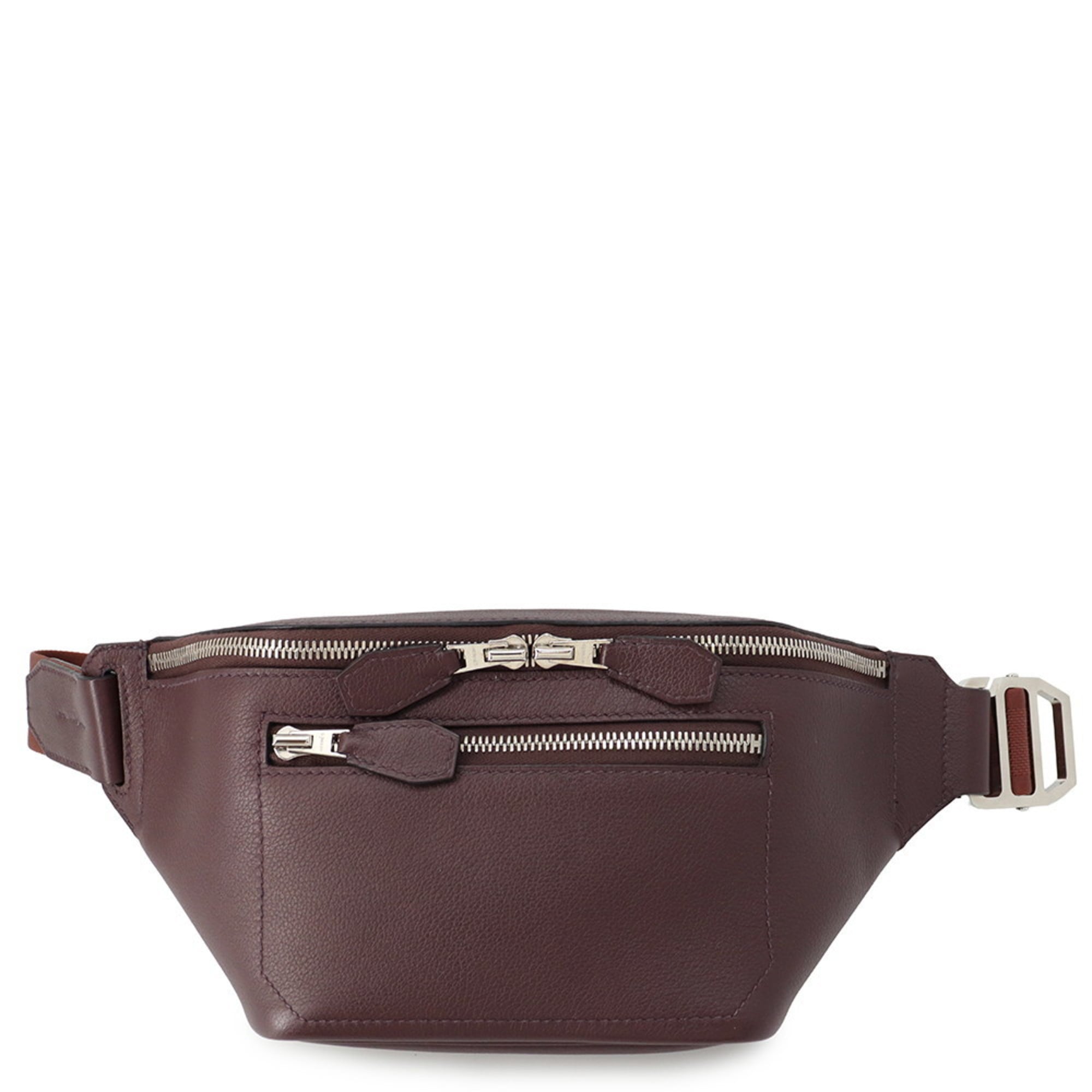 Hermes HermÃ¨s City Slide Cross PM Body Bag in Prune/Evercolor with Z Stamp for Men