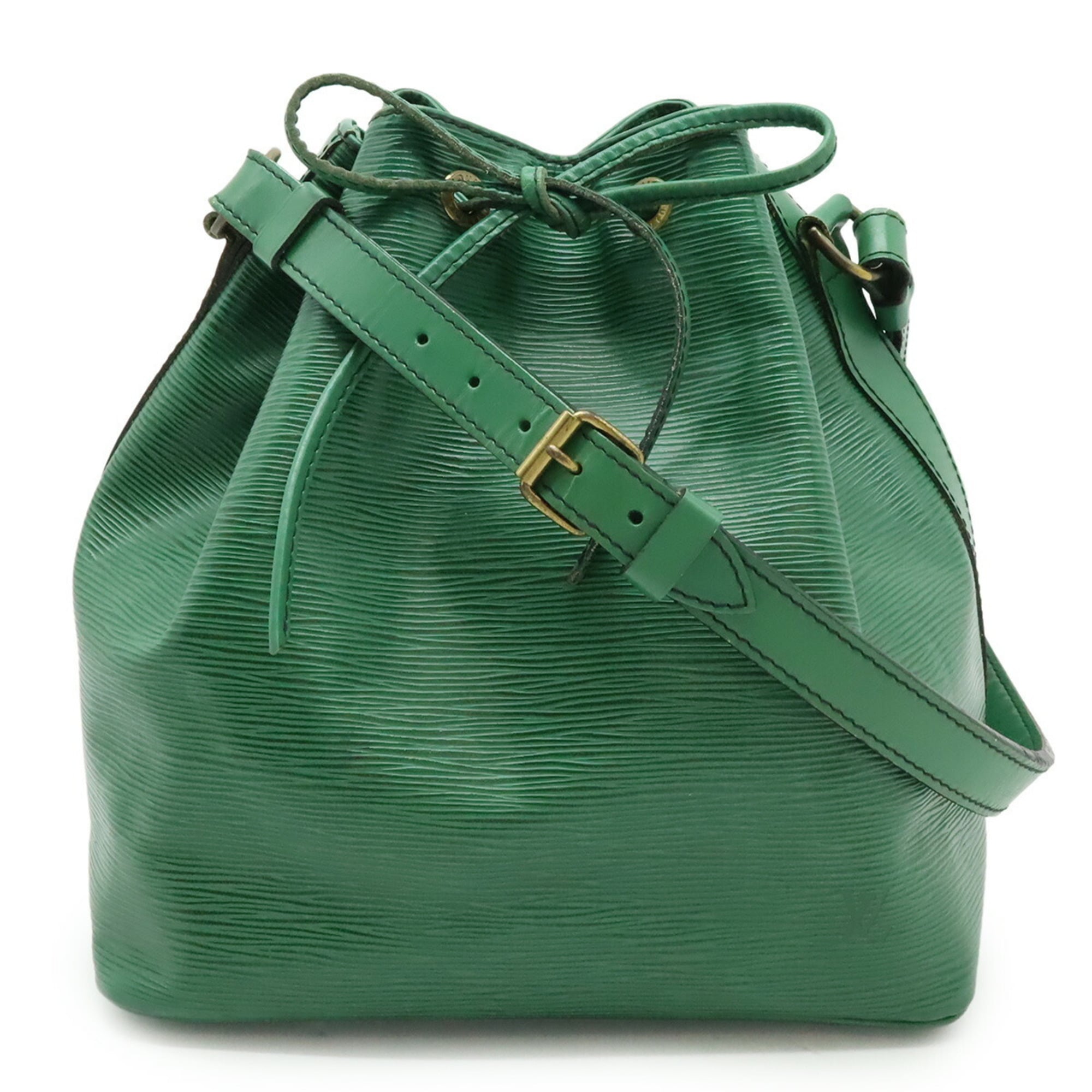 LOUIS VUITTON Epi Petit Noe Shoulder Bag, Borneo Green, M44104