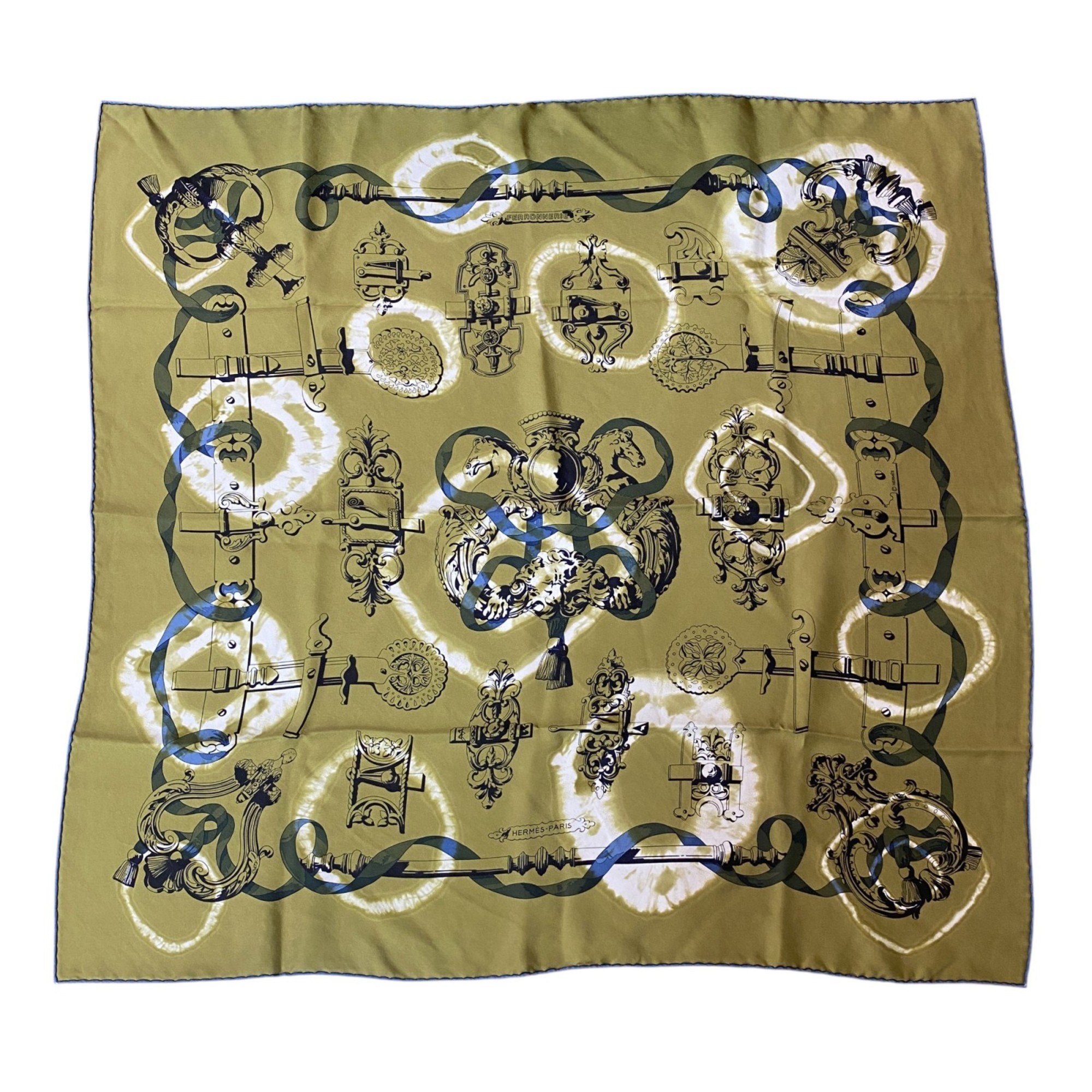 Hermes HermÃ¨s Women’s CarrÃ© 80 FerronnÃ©e Plan Soleil