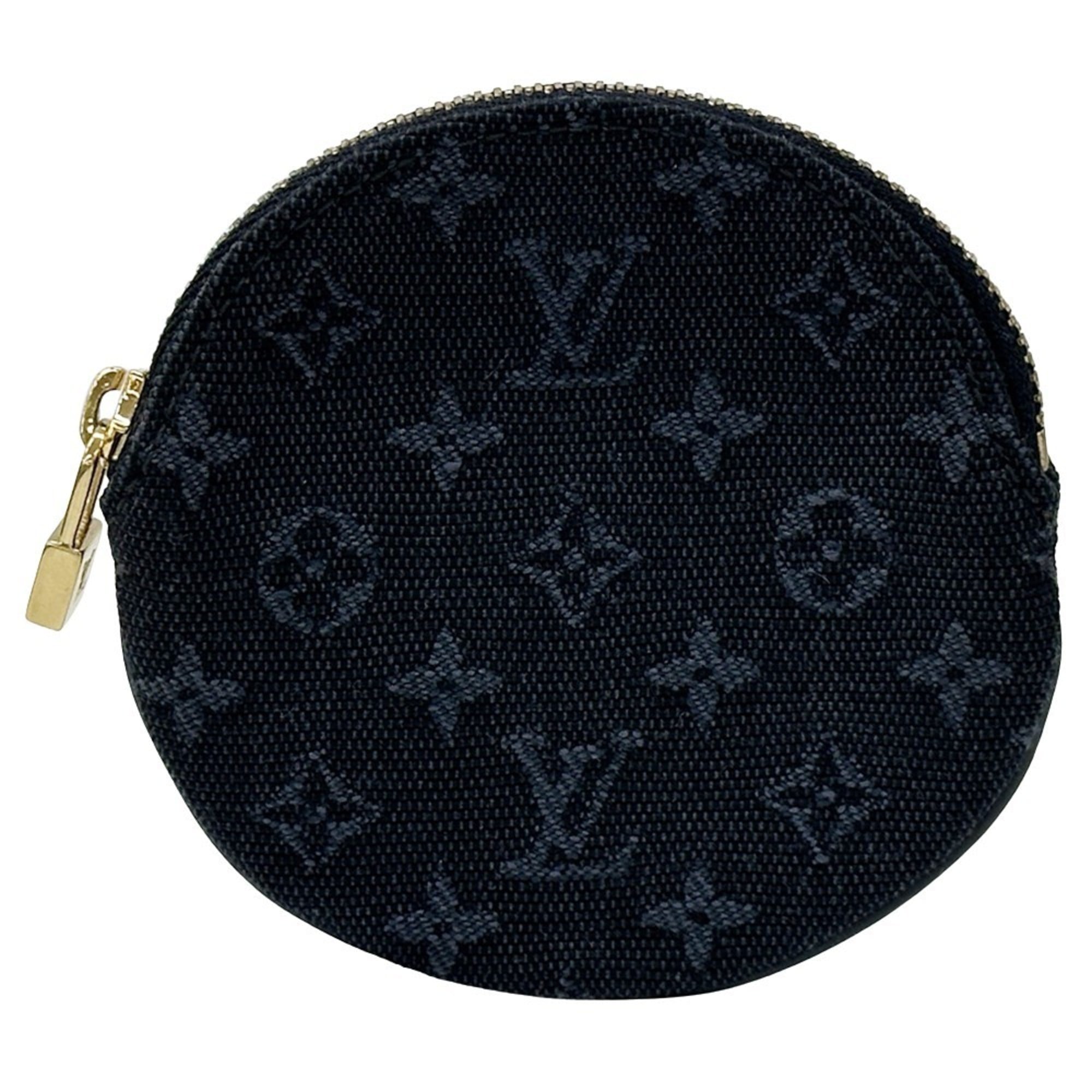 Louis Vuitton LOUIS VUITTON Pouch Monogram Mini Women’s Men’s Canvas Portemonnay Long TST Blue M92450 Navy Padlock Motif