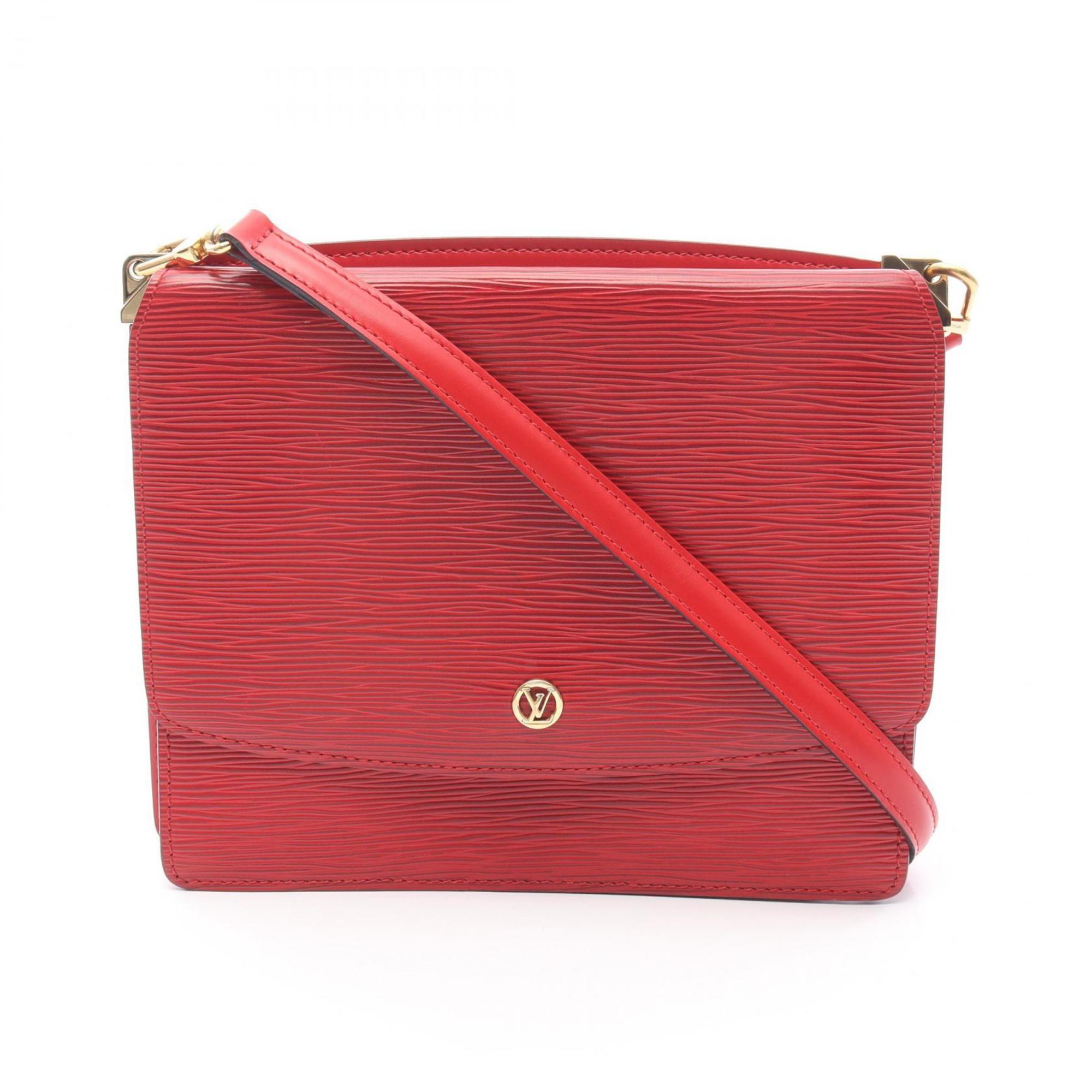 Louis Vuitton LOUIS VUITTON Grenelle Epi Castilian Red Shoulder Bag Leather Women’s M52367