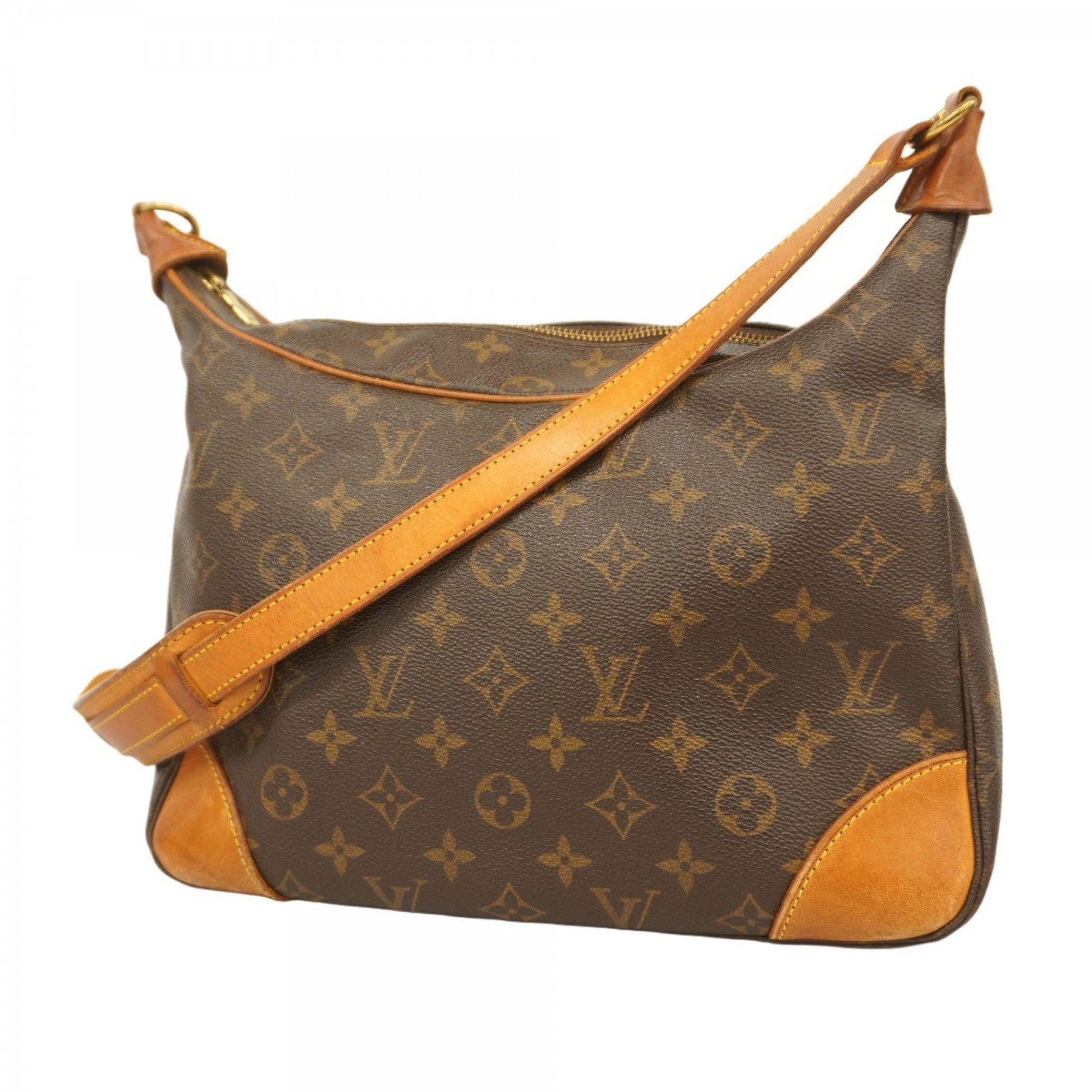 Louis Vuitton Monogram Boulogne 30 Shoulder Bag M51265 Brown Women’s