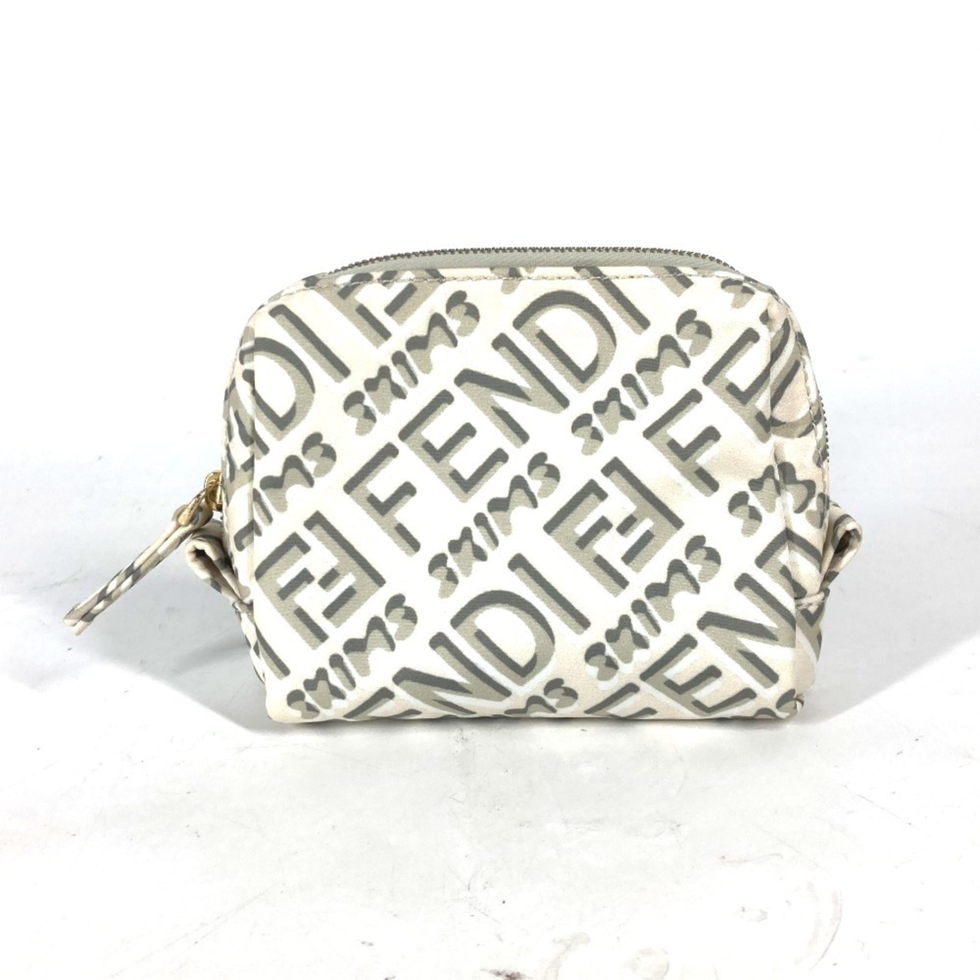FENDI 8N0179 SKIMS collaboration Skims pouch nylon women’s white