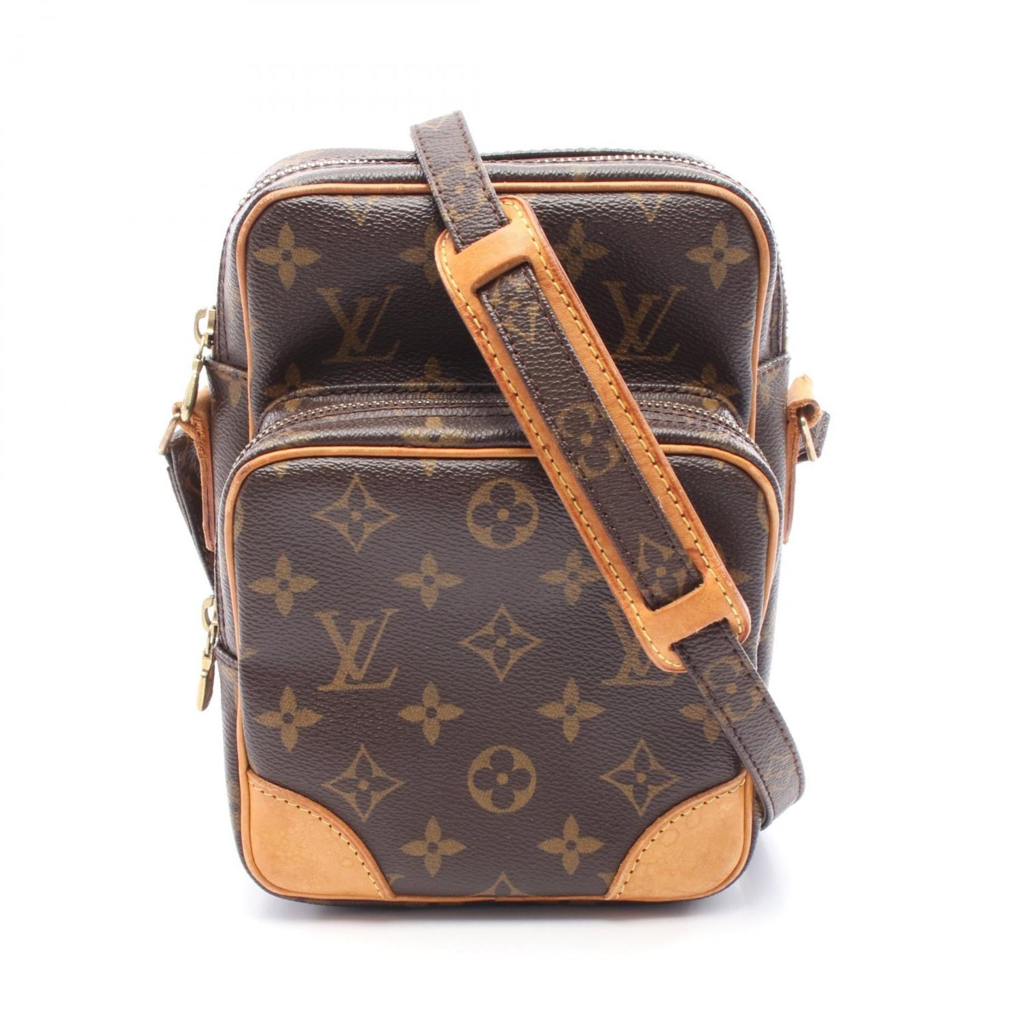 Louis Vuitton LOUIS VUITTON Amazon Monogram Shoulder Bag Coated Canvas Leather Women’s Brown M45236