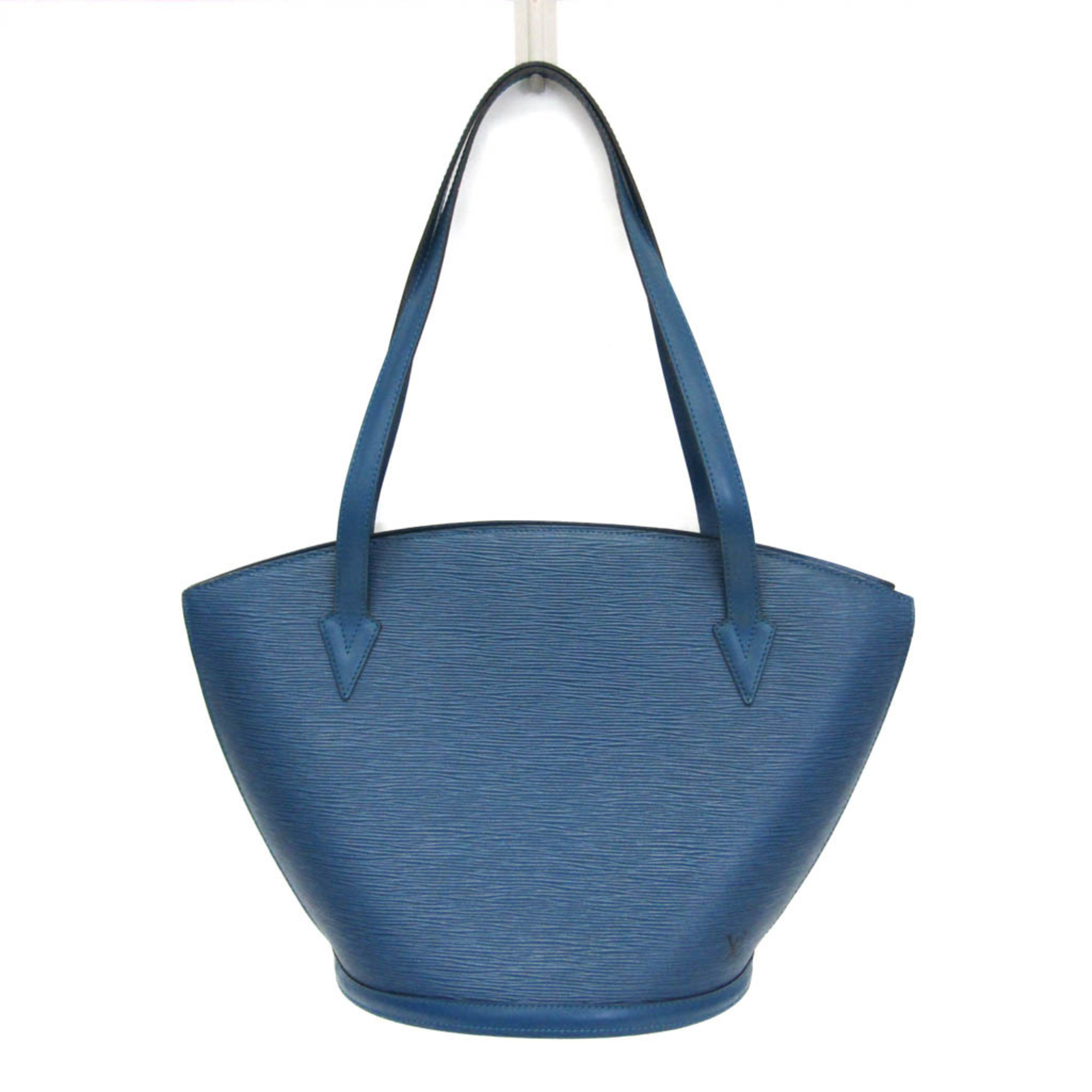 Louis Vuitton Epi Saint-Jacques Shopping M52265 Women’s Shoulder Bag Toledo Blue