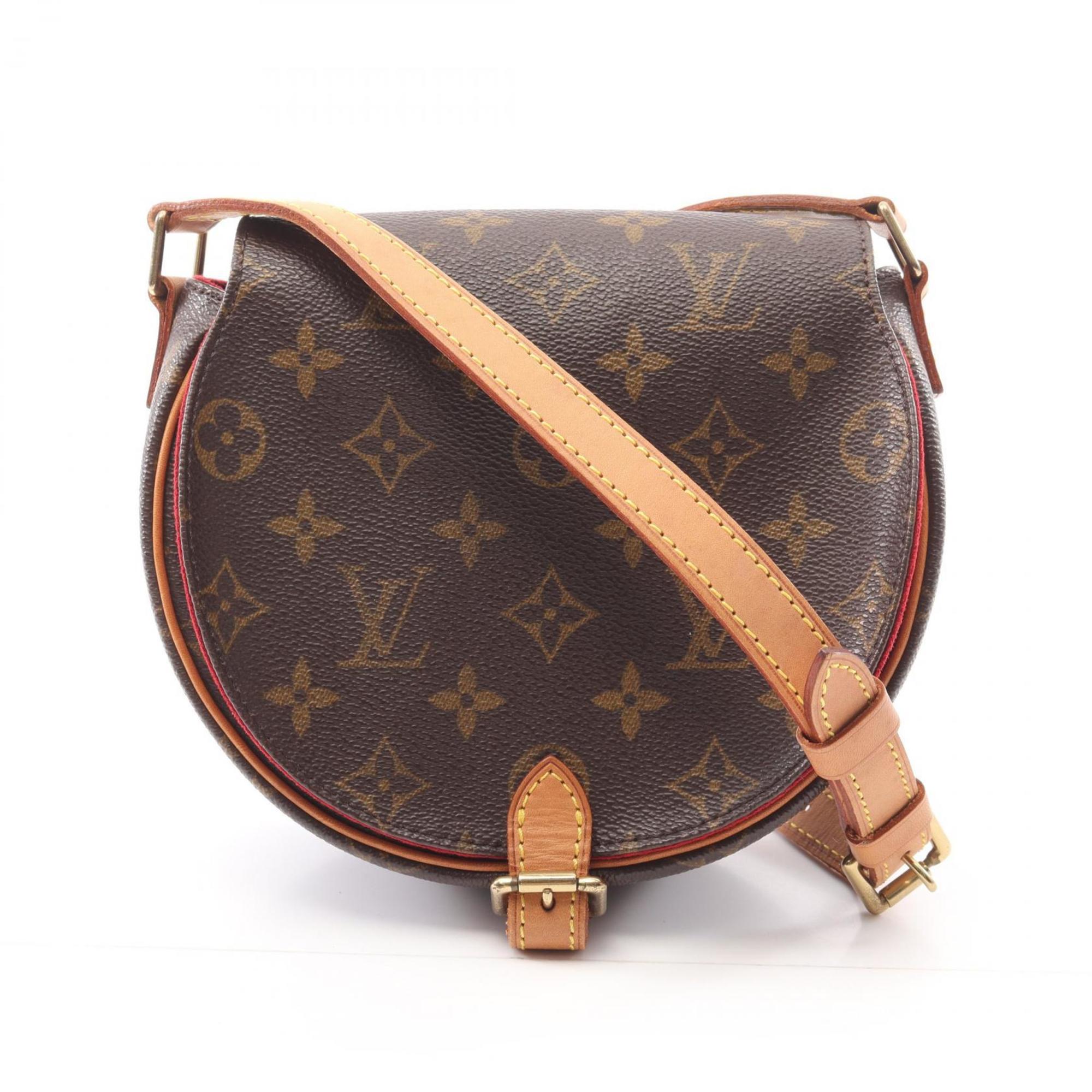 Louis Vuitton Tan Blanc Shoulder Bag, Coated Canvas and Leather, Monogram, Women’s, Brown, M51179