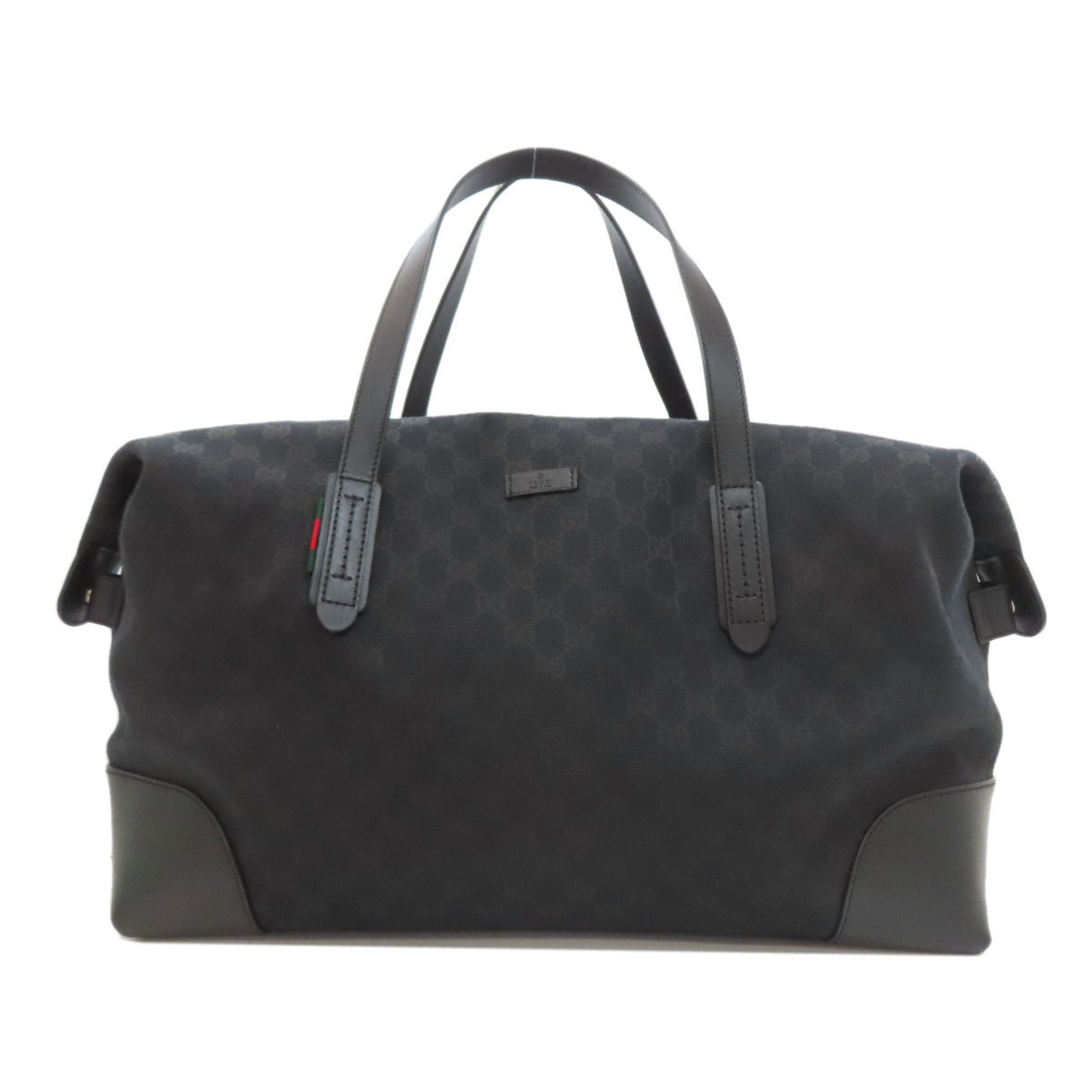 Gucci 308925 GG Boston Bag in Canvas/Leather for Women