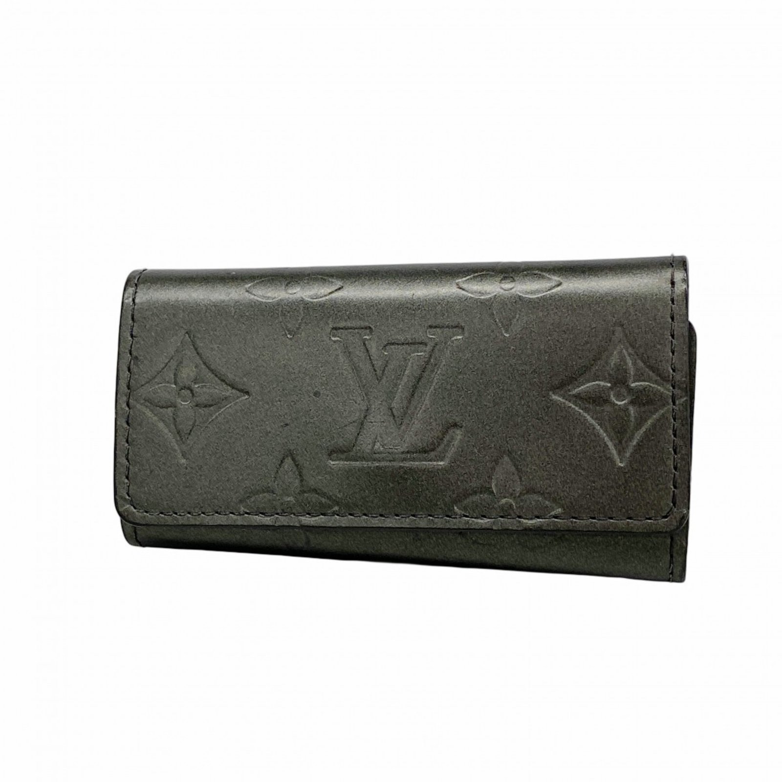 Louis Vuitton Monogram Matte Multicle 4 Key Case M65162 Black Men’s