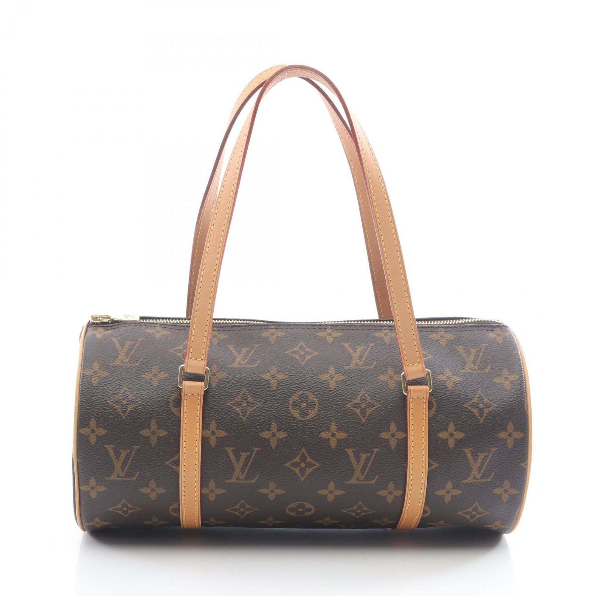 Louis Vuitton Papillon 30 Handbag, Coated Canvas and Leather, Monogram, Women’s, Brown, M51385