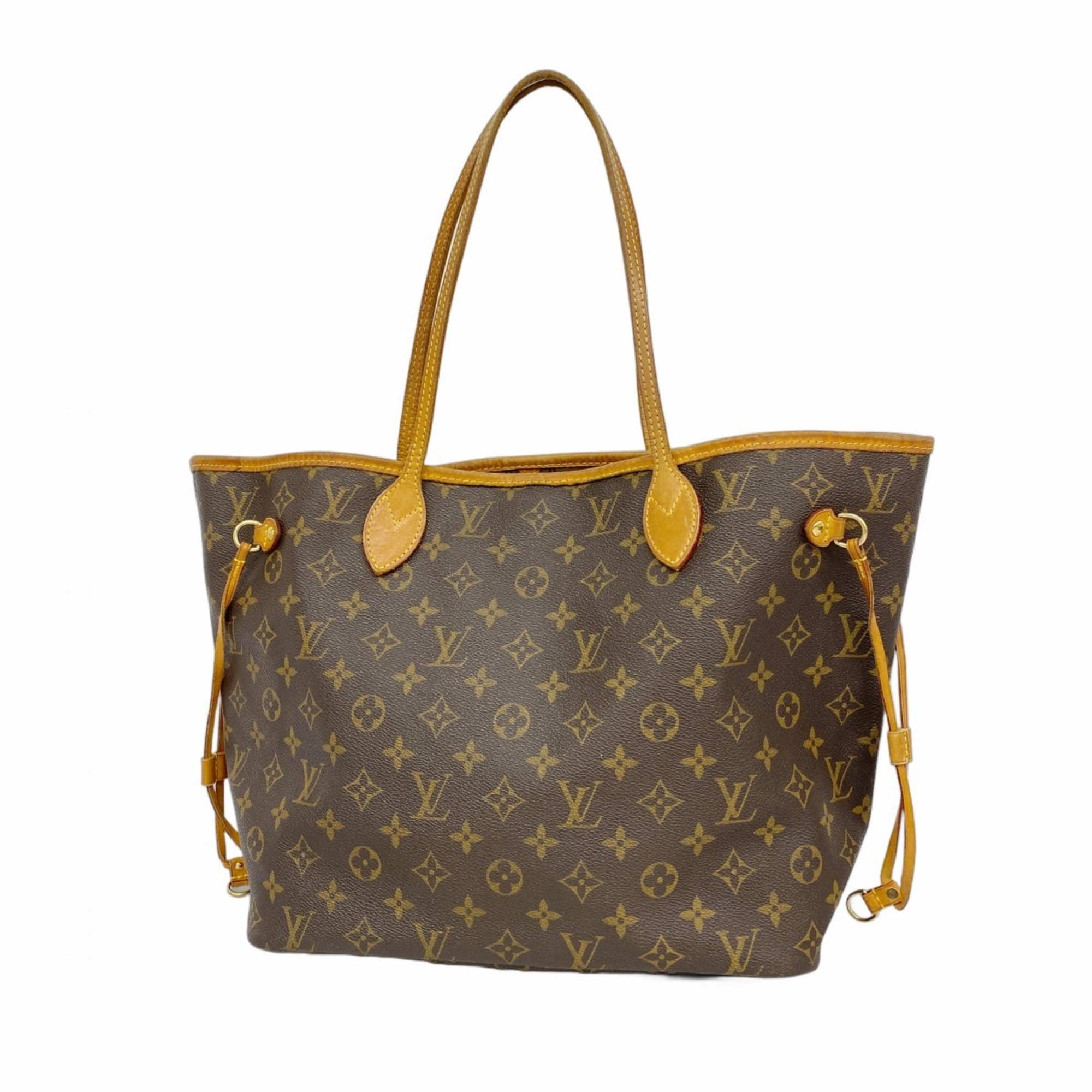 Louis Vuitton Monogram Neverfull MM Tote Bag M40156 Brown Women’s