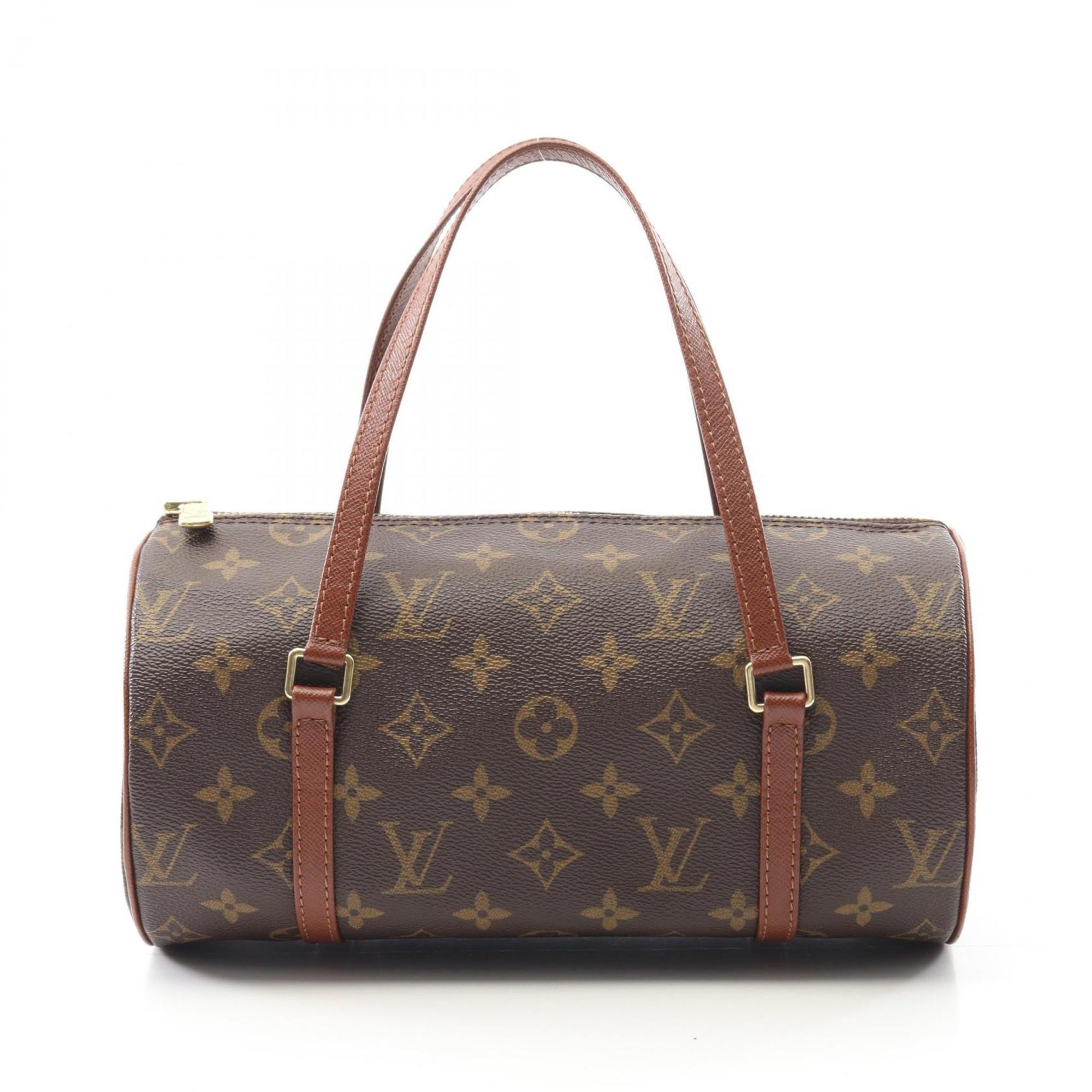 Louis Vuitton Papillon 26 Old Model Handbag, Coated Canvas and Leather, Monogram, Women’s, Brown, M51366