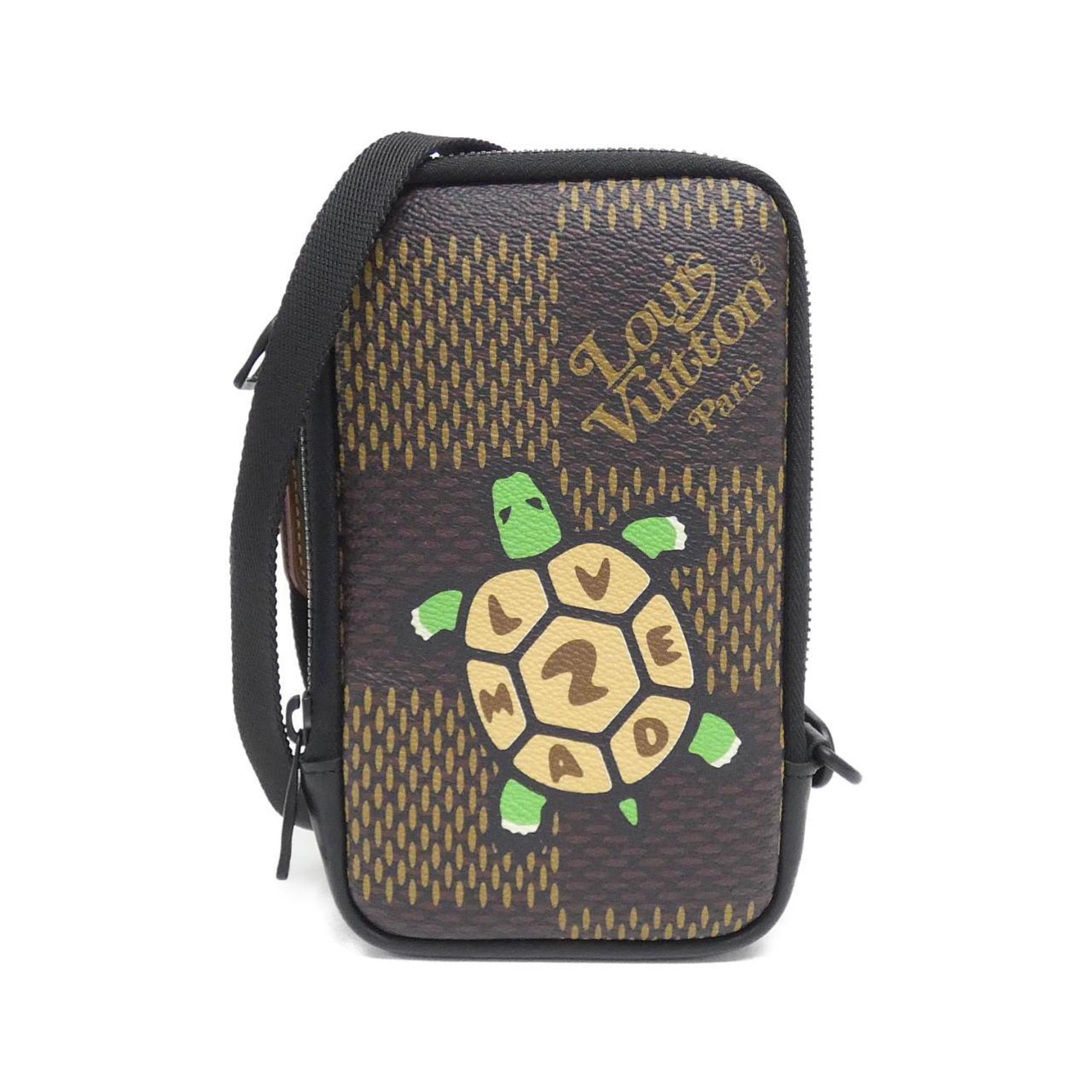 Louis Vuitton Damier Giant (LV Squared) Double Phone Pouch N40377 Shoulder Bag