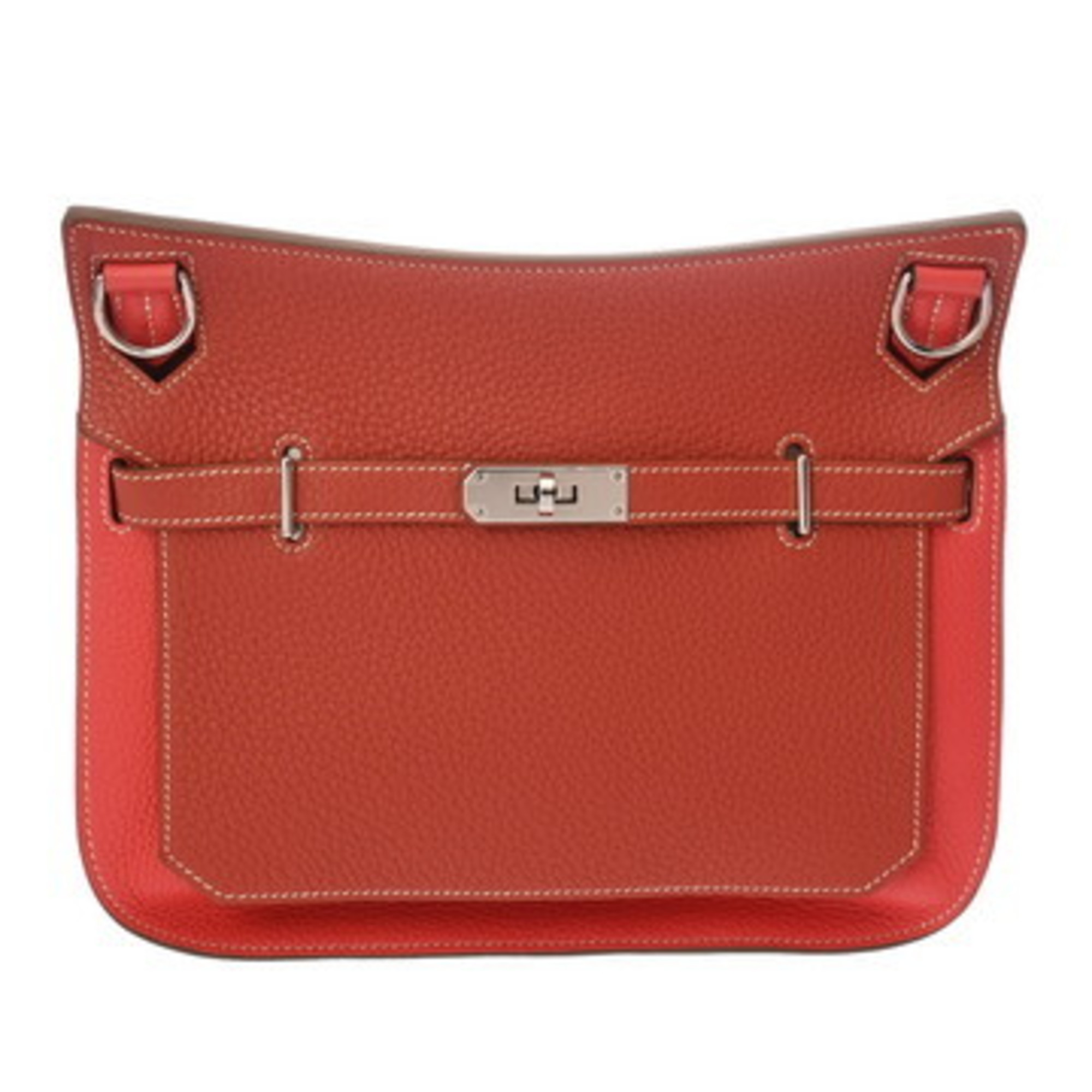 HERMES Gypsiere 28 Rose Jaipur/Red T Stamp (circa 2015) Women’s Taurillon Clemence Shoulder Bag