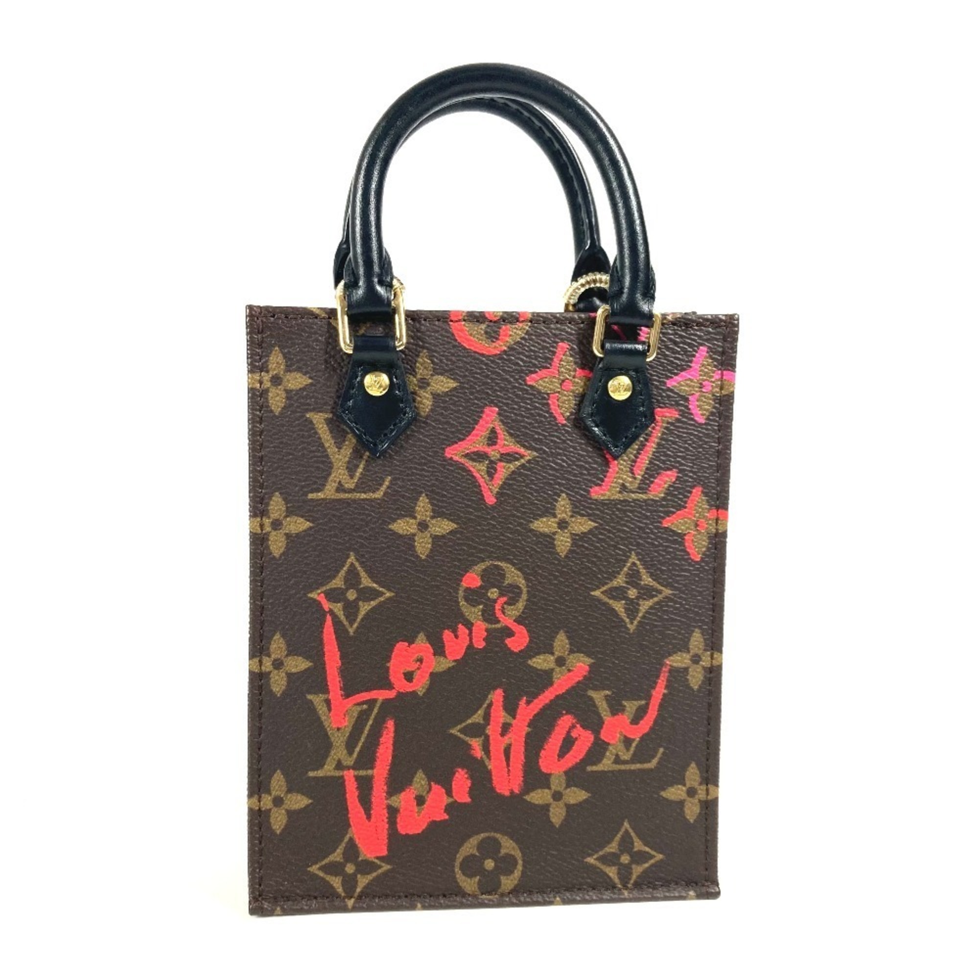 LOUIS VUITTON M80839 Monogram Fall in Love China Limited Petite Sac Plat Bag Handbag Crossbody Shoulder Canvas Women’s Brown