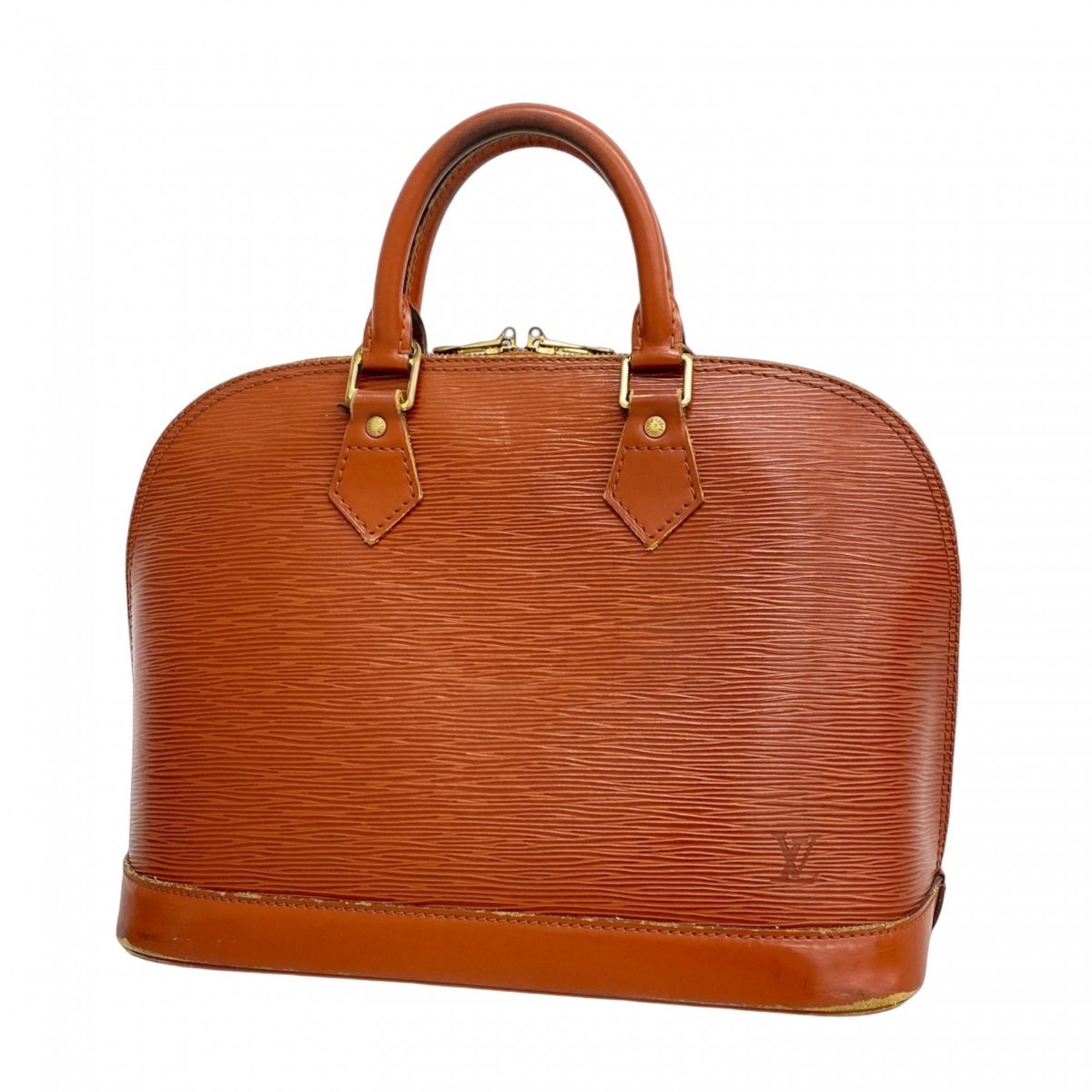 Louis Vuitton Epi Alma Handbag M52143 Kenya Brown for Women