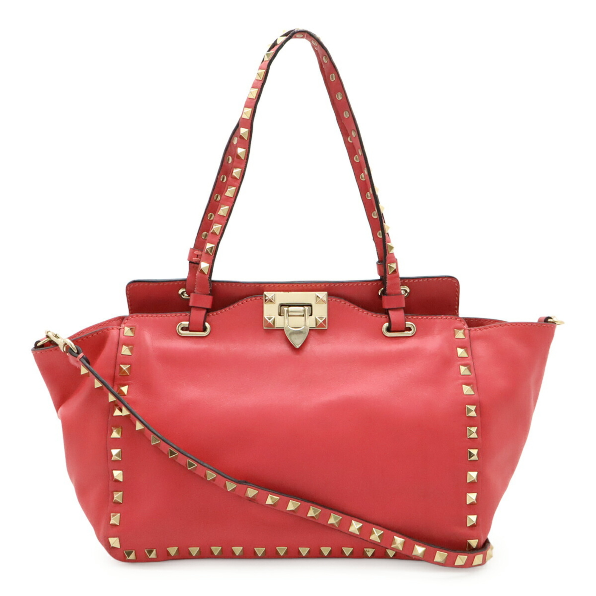 VALENTINO GARAVANI Valentino Rockstud handbag shoulder bag in pink