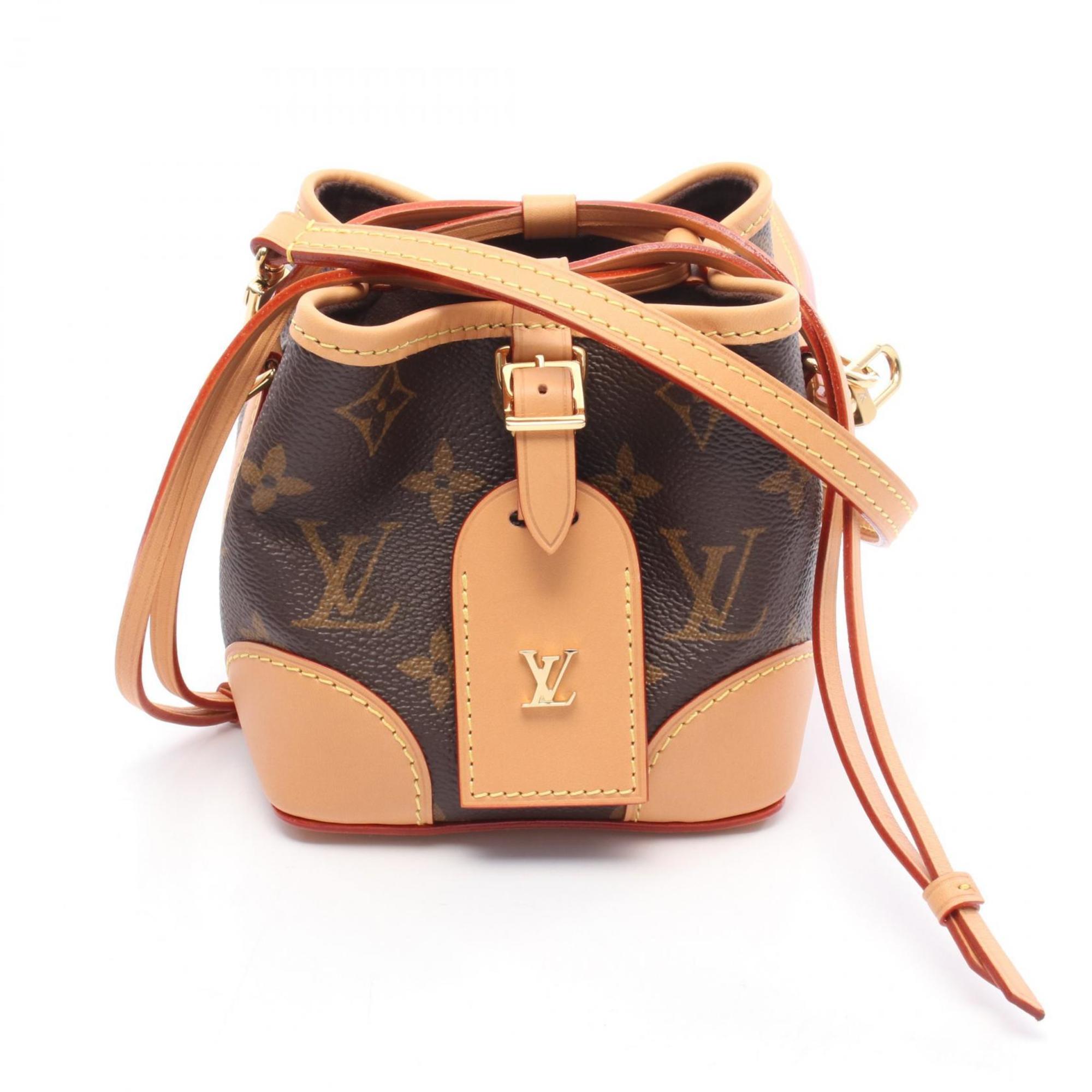 Louis Vuitton Noe Purse Shoulder Bag in Coated Canvas and Leather with Monogram Design, Brown, M57099