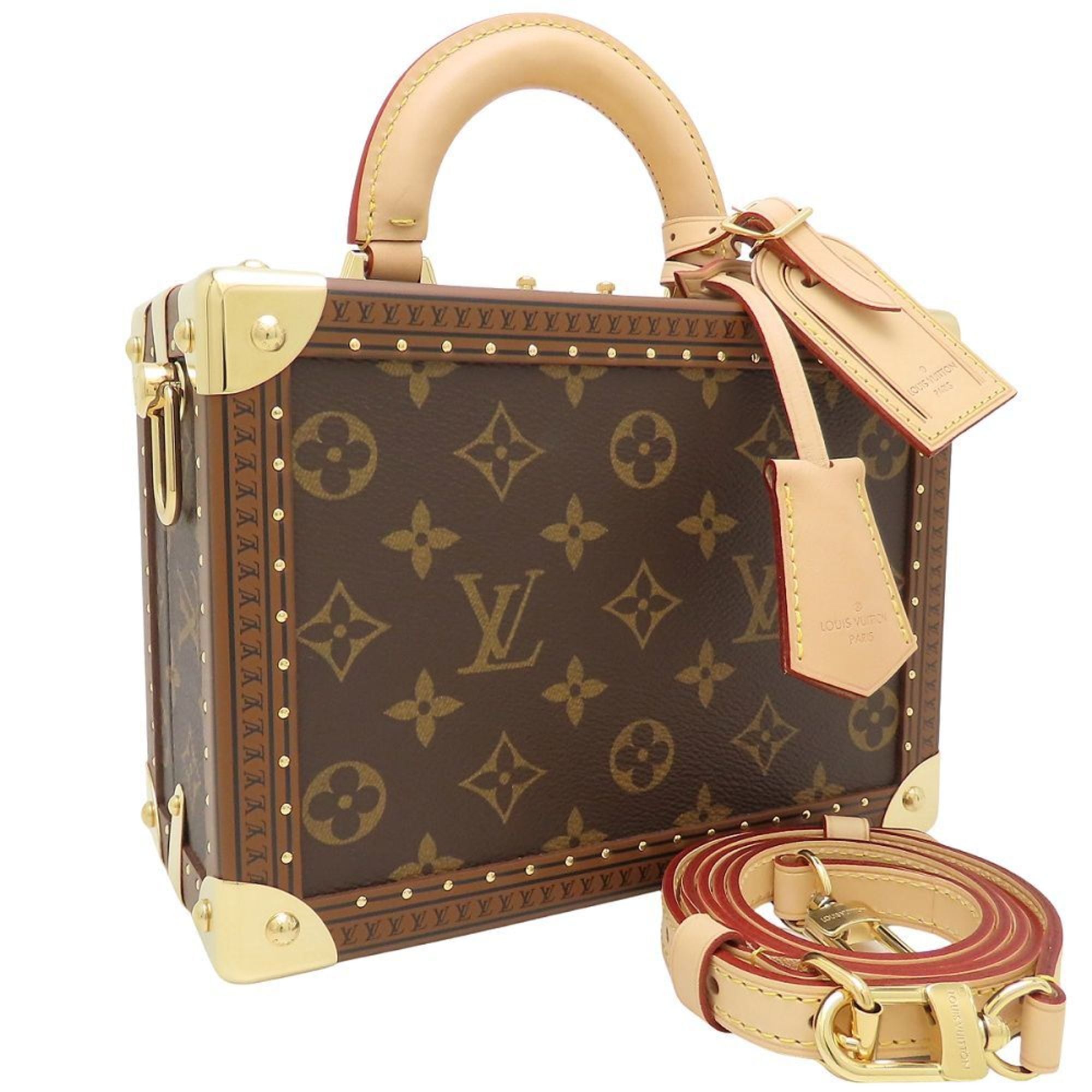 LOUIS VUITTON Monogram Petite Valise M20468 Handbag, 2-Way, Brown, Women’s, 352650