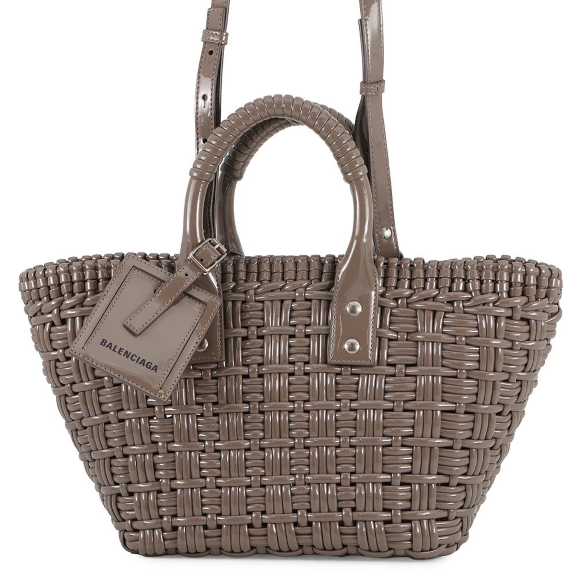 Balenciaga Bistro XS Patent Leather Handbag 671342 BALENCIAGA 2-Way Shoulder Bag