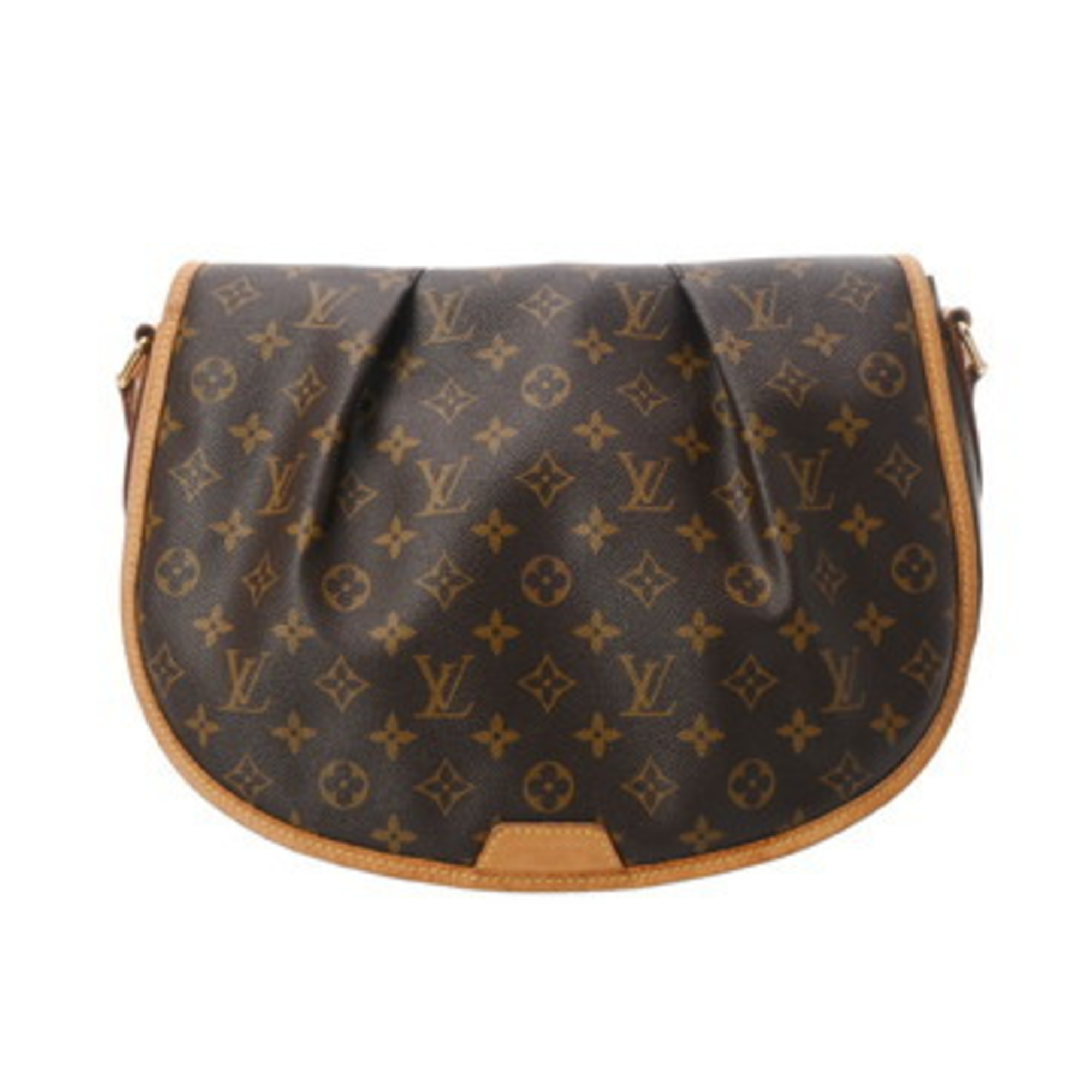 Louis Vuitton MI4181 Women’s Shoulder Bag Brown,Monogram