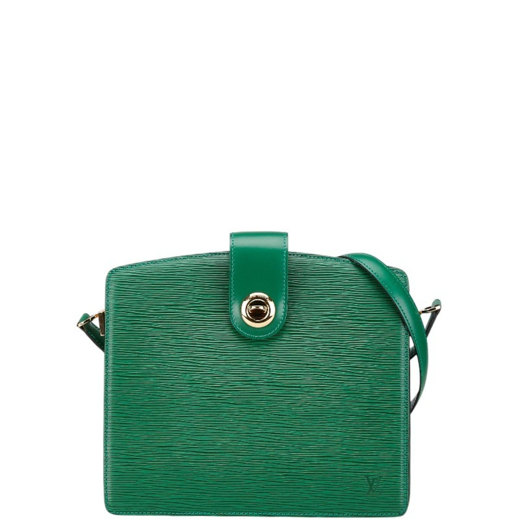 Louis Vuitton Epi Capuchin Shoulder Bag M52344 Borneo Green Leather Women’s LOUIS VUITTON
